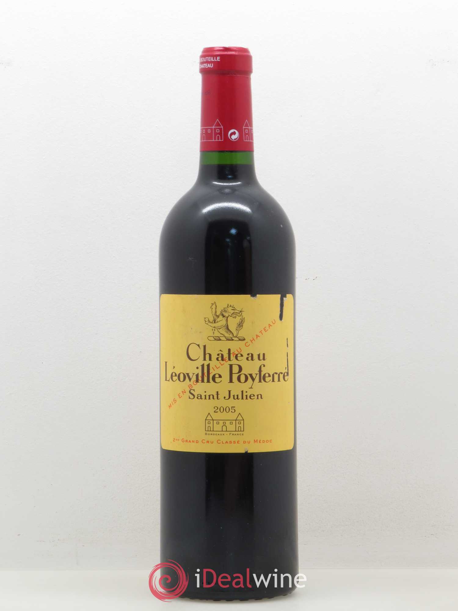 Château Léoville Poyferré 2ème Grand Cru Classé 2005 - Lot de 1 bouteille - 0
