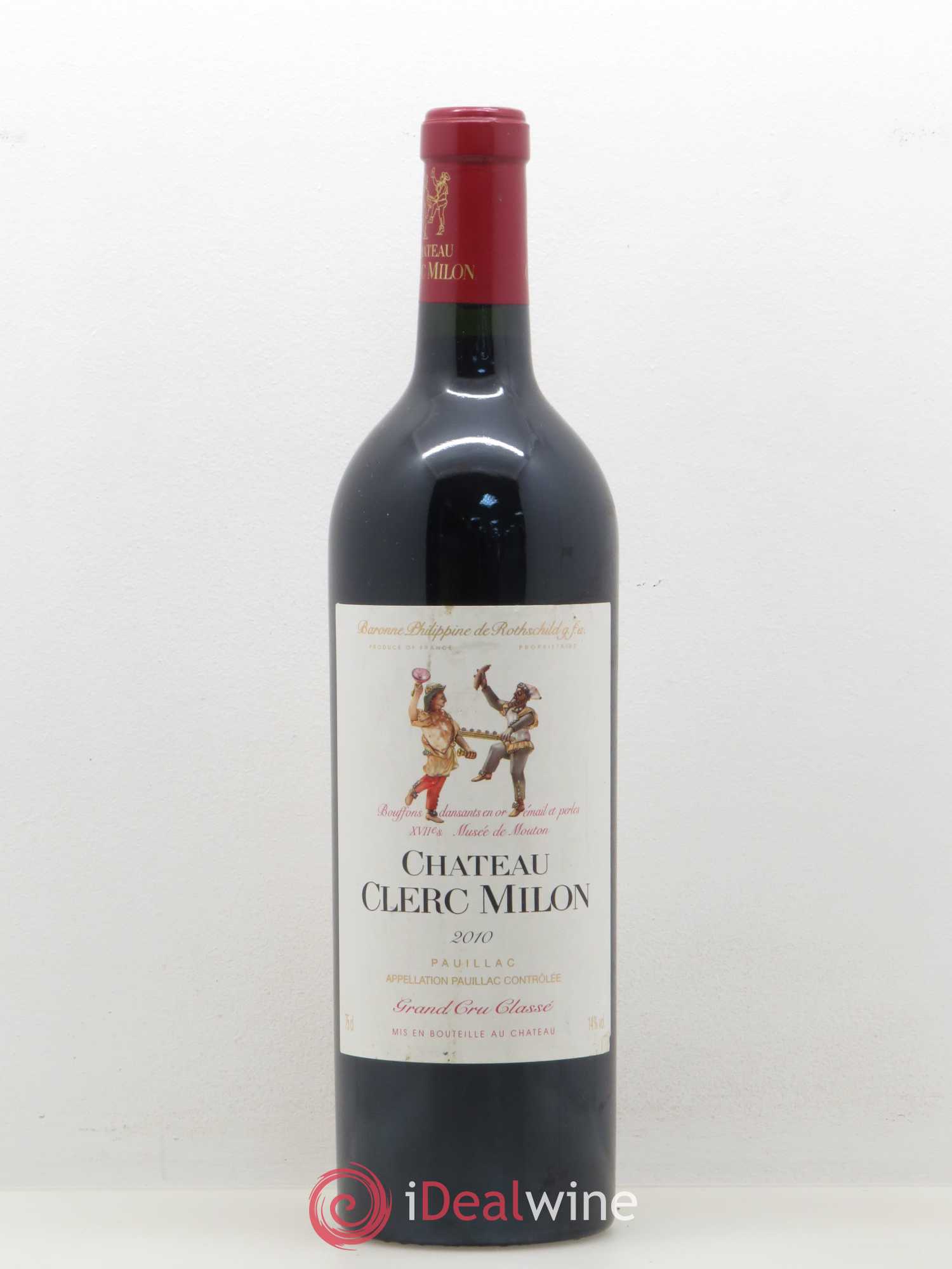 Château Clerc Milon 5ème Grand Cru Classé 2010 - Lot de 1 bouteille - 0