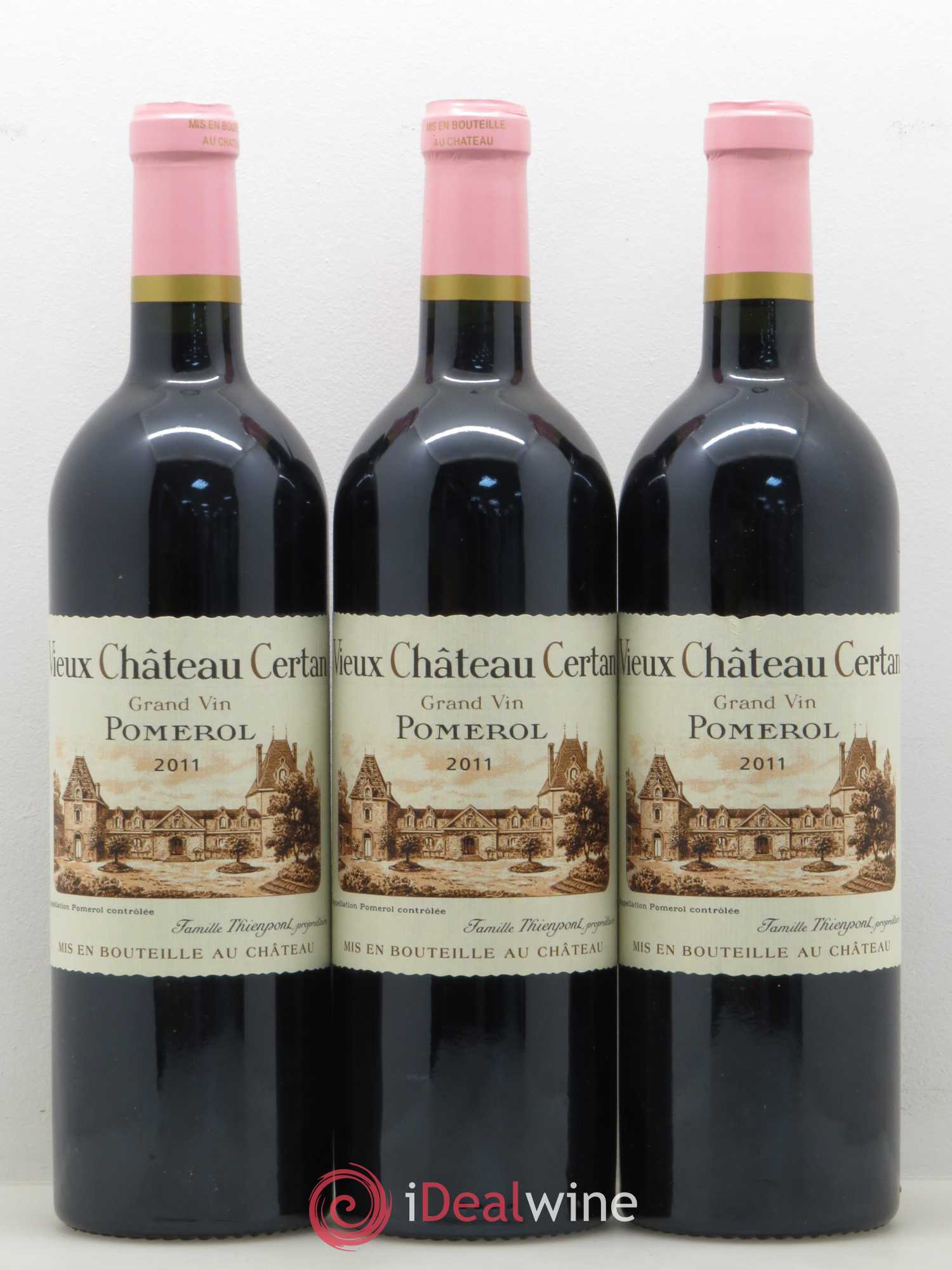 Vieux Château Certan 2011 - Lot de 3 bouteilles - 0
