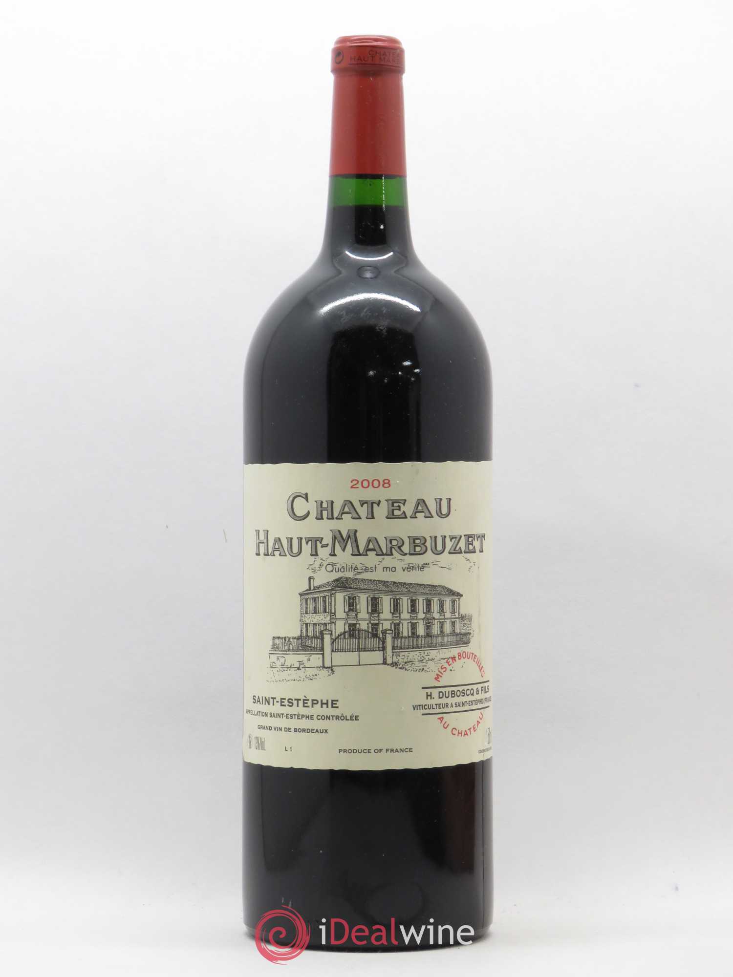 Château Haut Marbuzet 2008 - Lot de 1 magnum - 0
