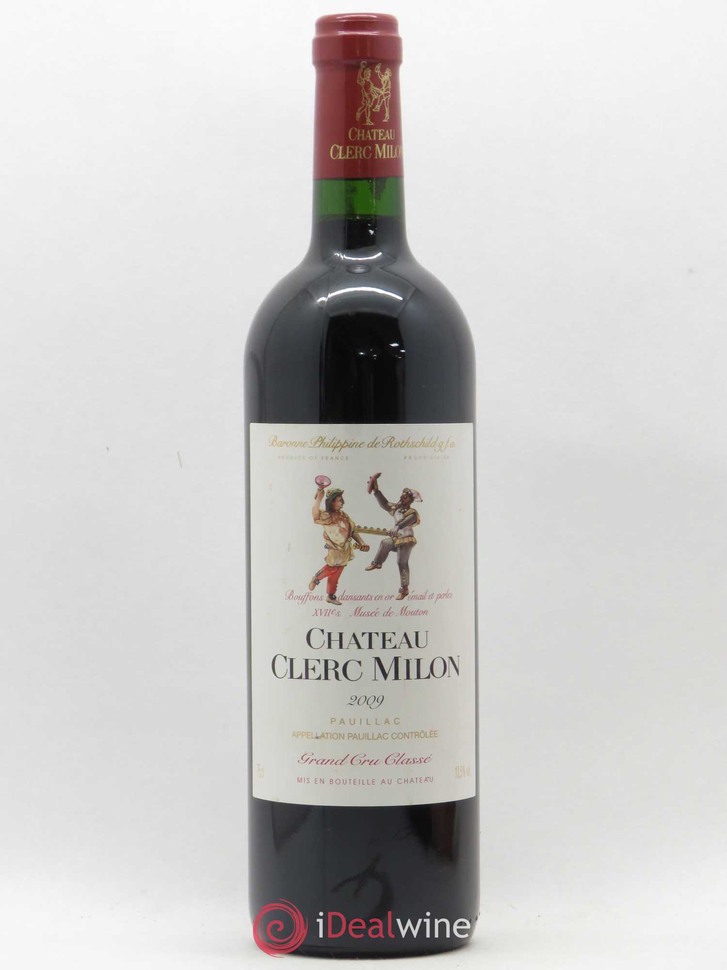 Château Clerc Milon 5ème Grand Cru Classé 2009 - Lot de 1 bouteille - 0