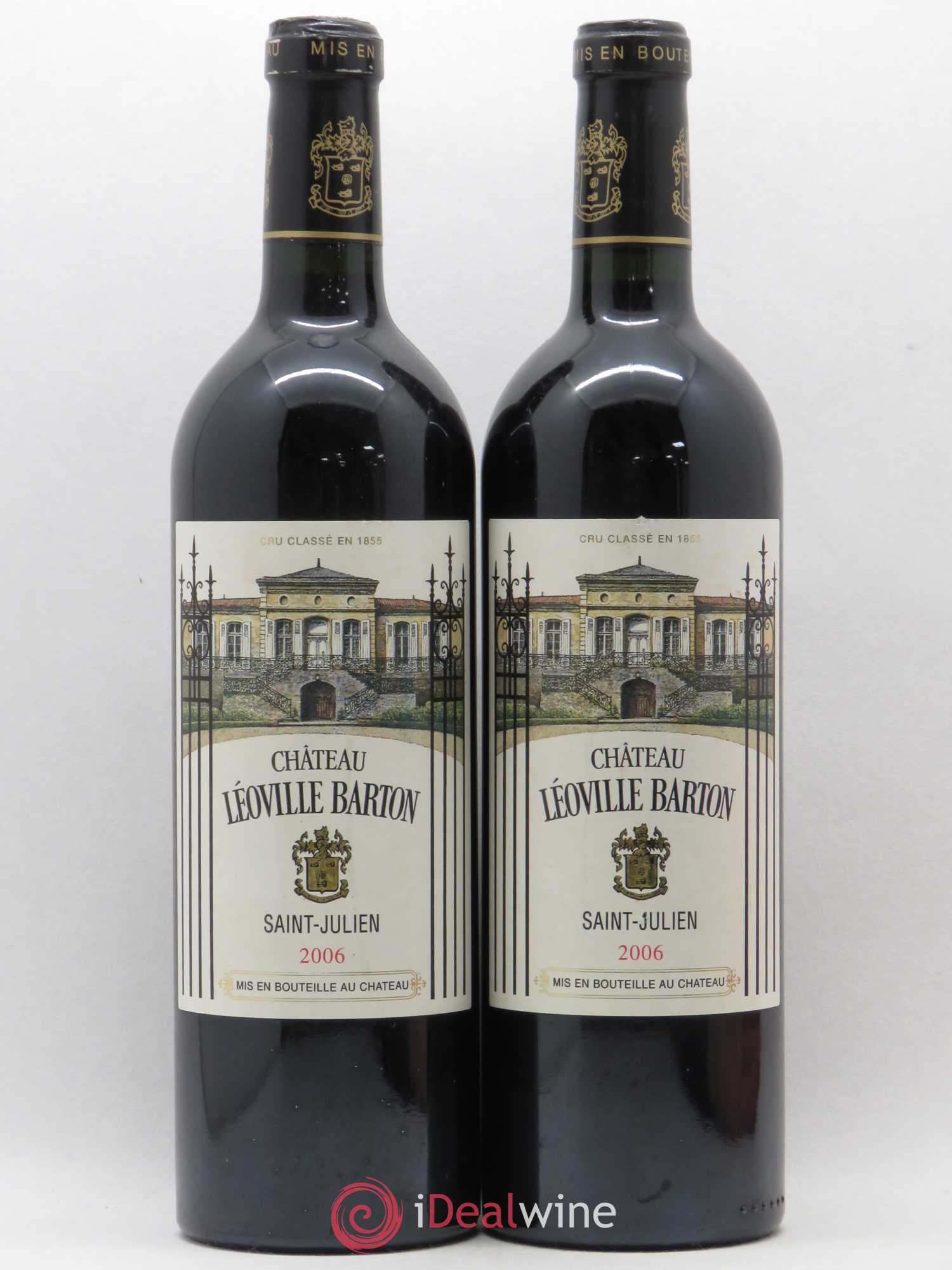 Château Léoville Barton 2ème Grand Cru Classé 2006 - Lot de 2 bouteilles - 0