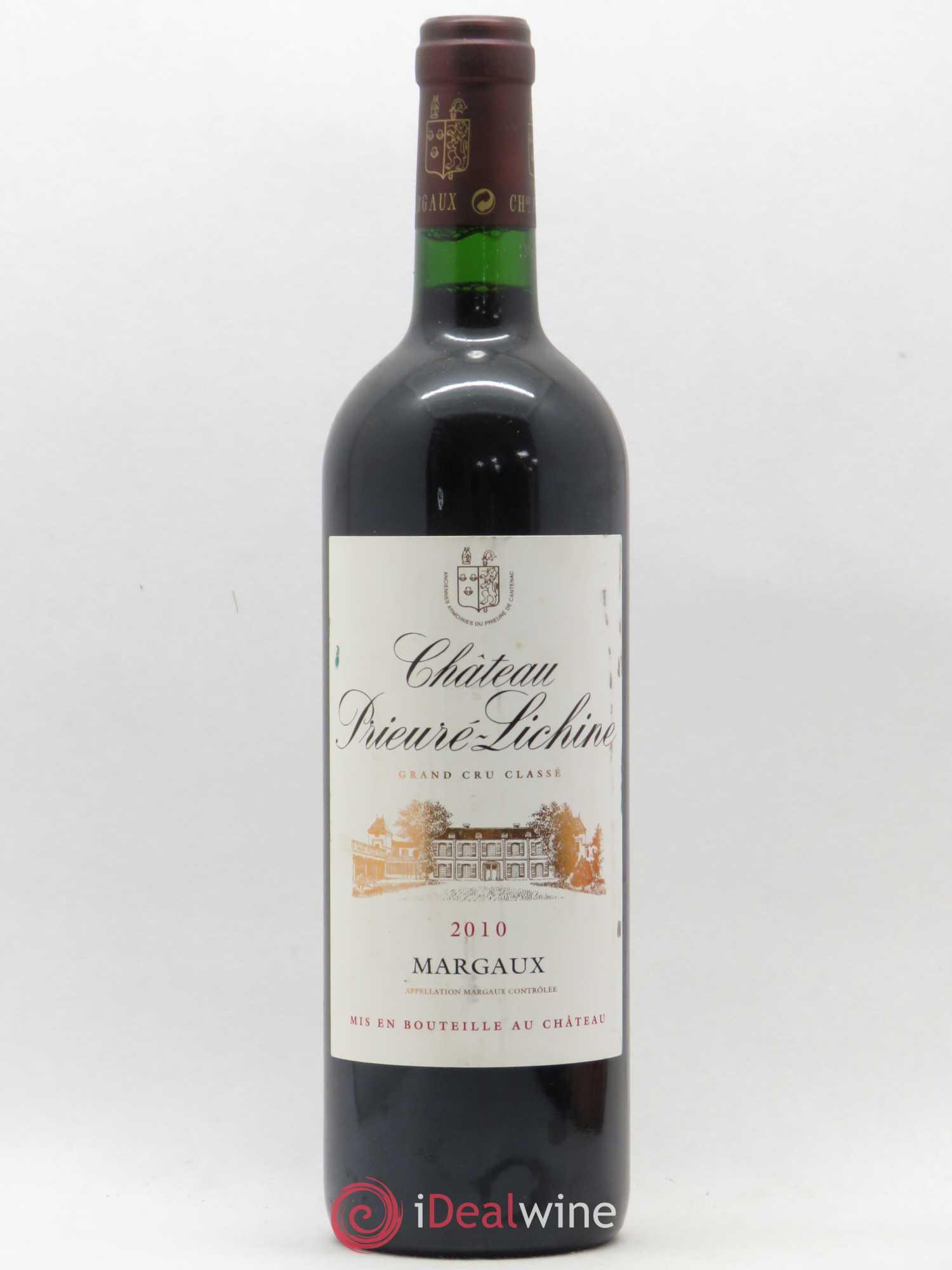 Château Prieuré Lichine 4ème Grand Cru Classé 2010 - Lot de 1 bouteille - 0