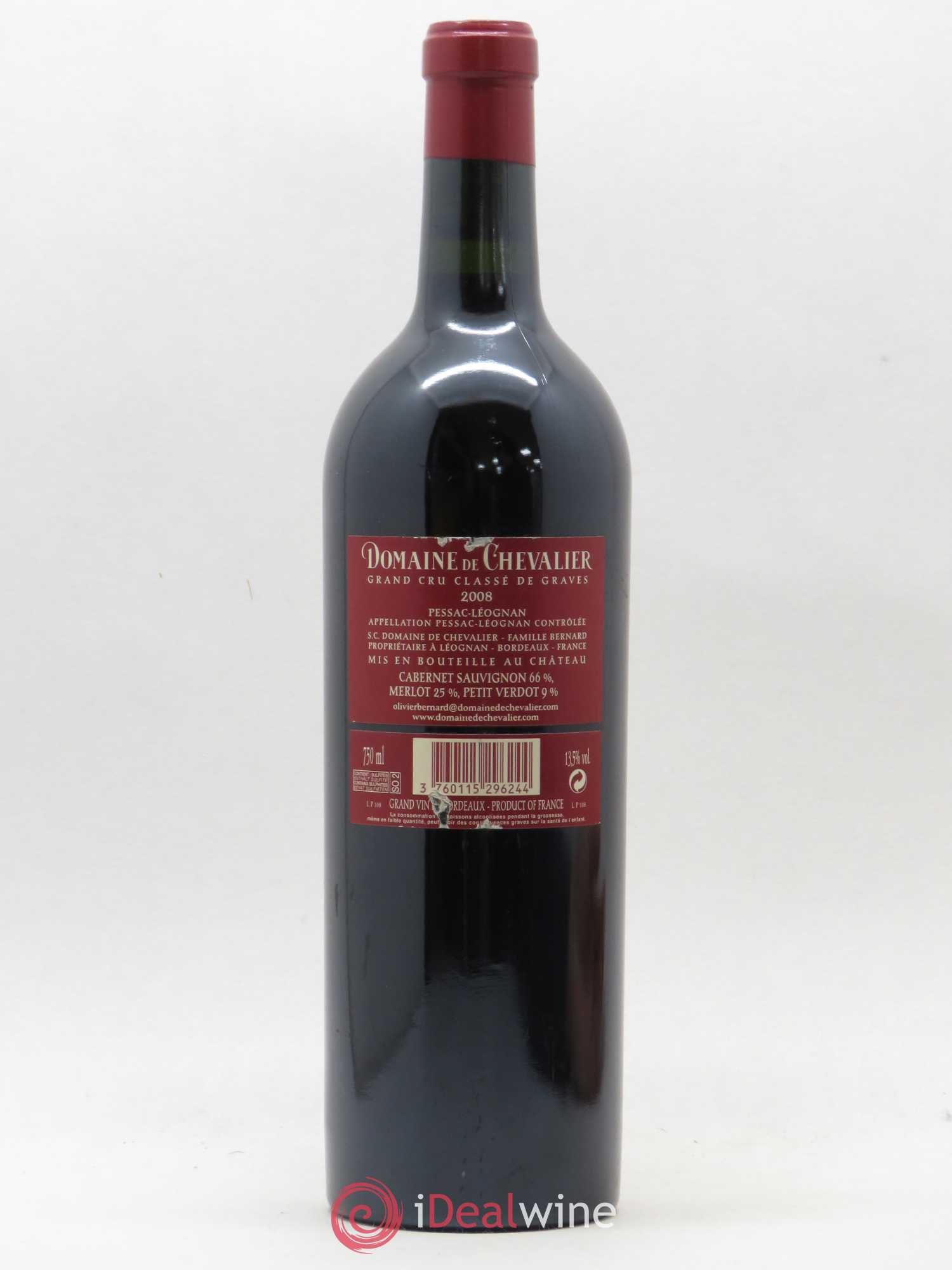 Domaine de Chevalier Cru Classé de Graves 2008 - Lot de 1 bouteille - 1