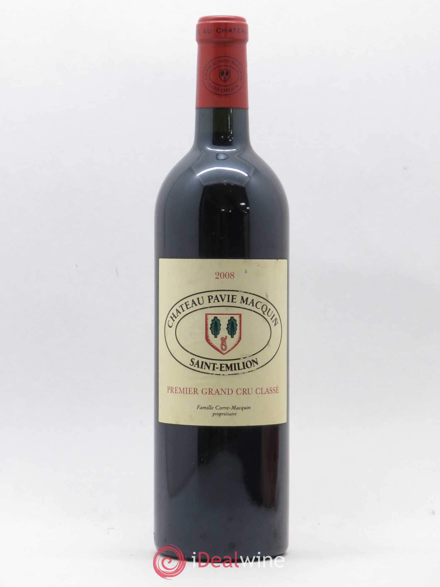 Château Pavie Macquin 1er Grand Cru Classé B 2008 - Lot de 1 bouteille - 0