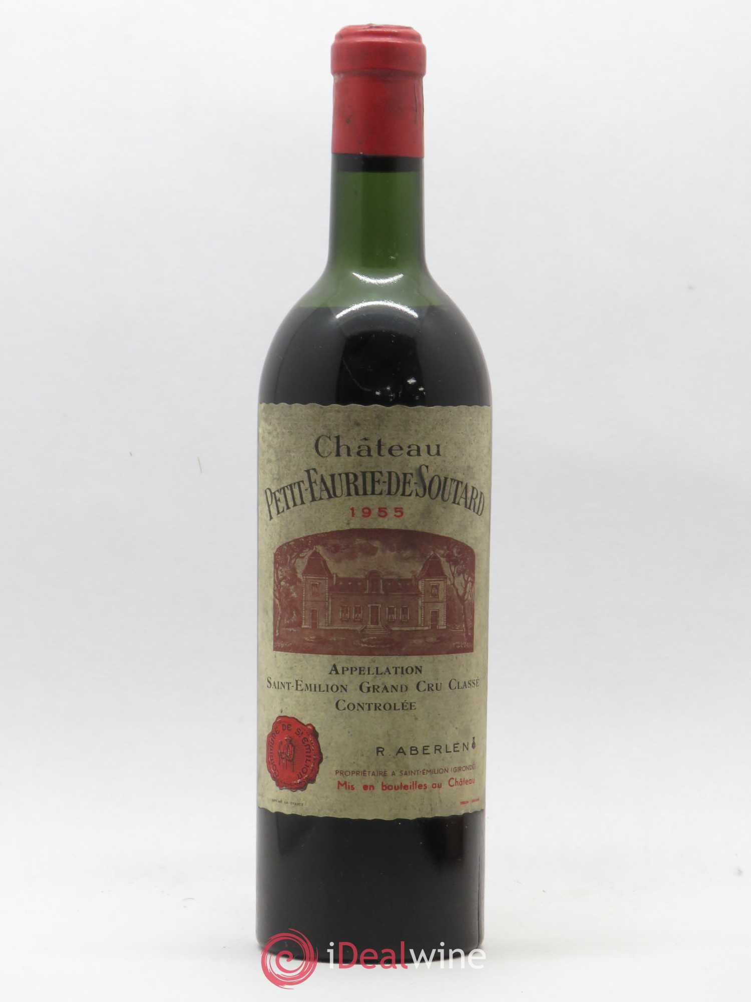 Château Petit Faurie de Soutard Grand Cru Classé 1955 - Lot de 1 bouteille - 0