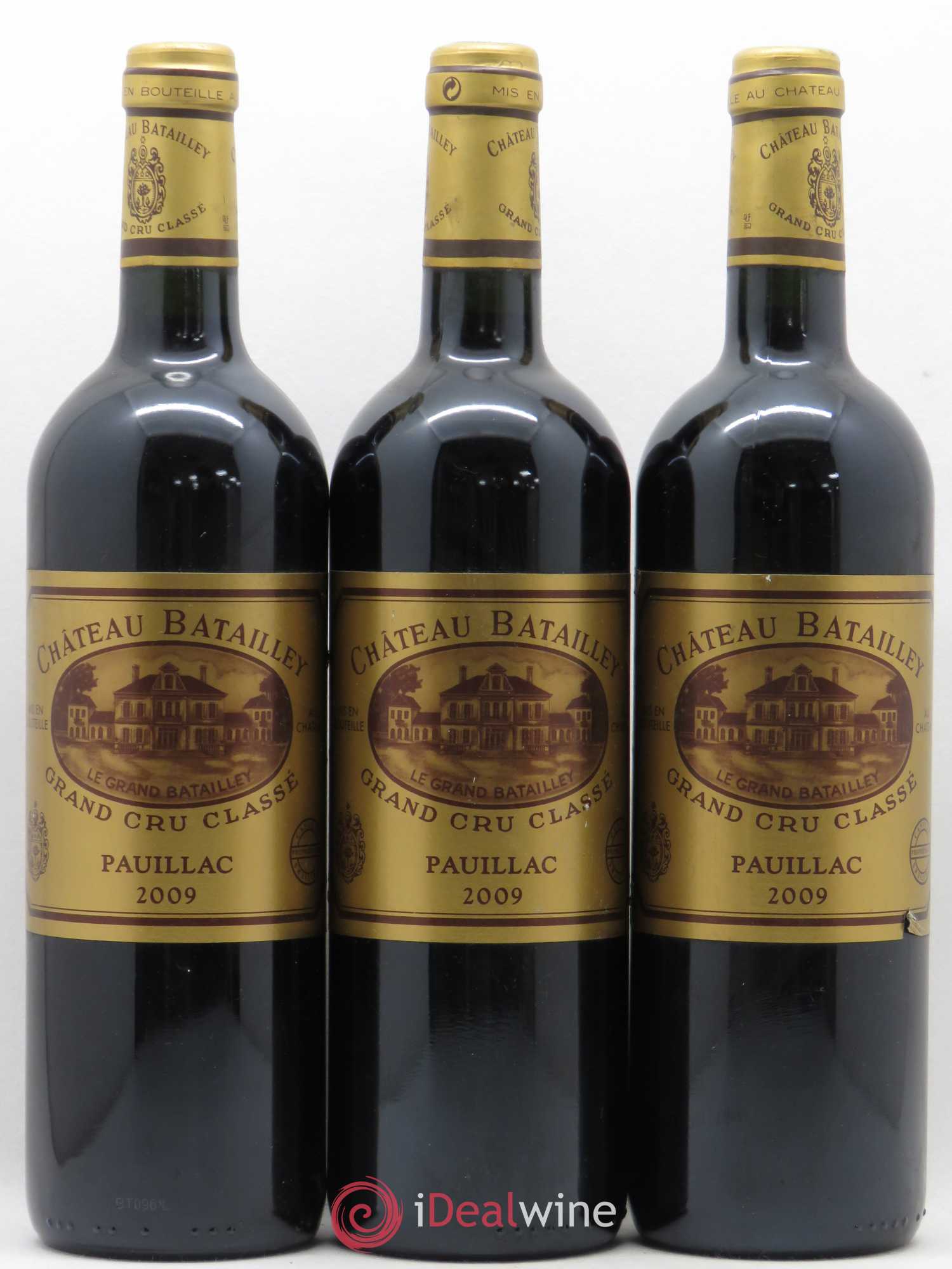 Château Batailley 5ème Grand Cru Classé 2009 - Lot de 3 bouteilles - 0