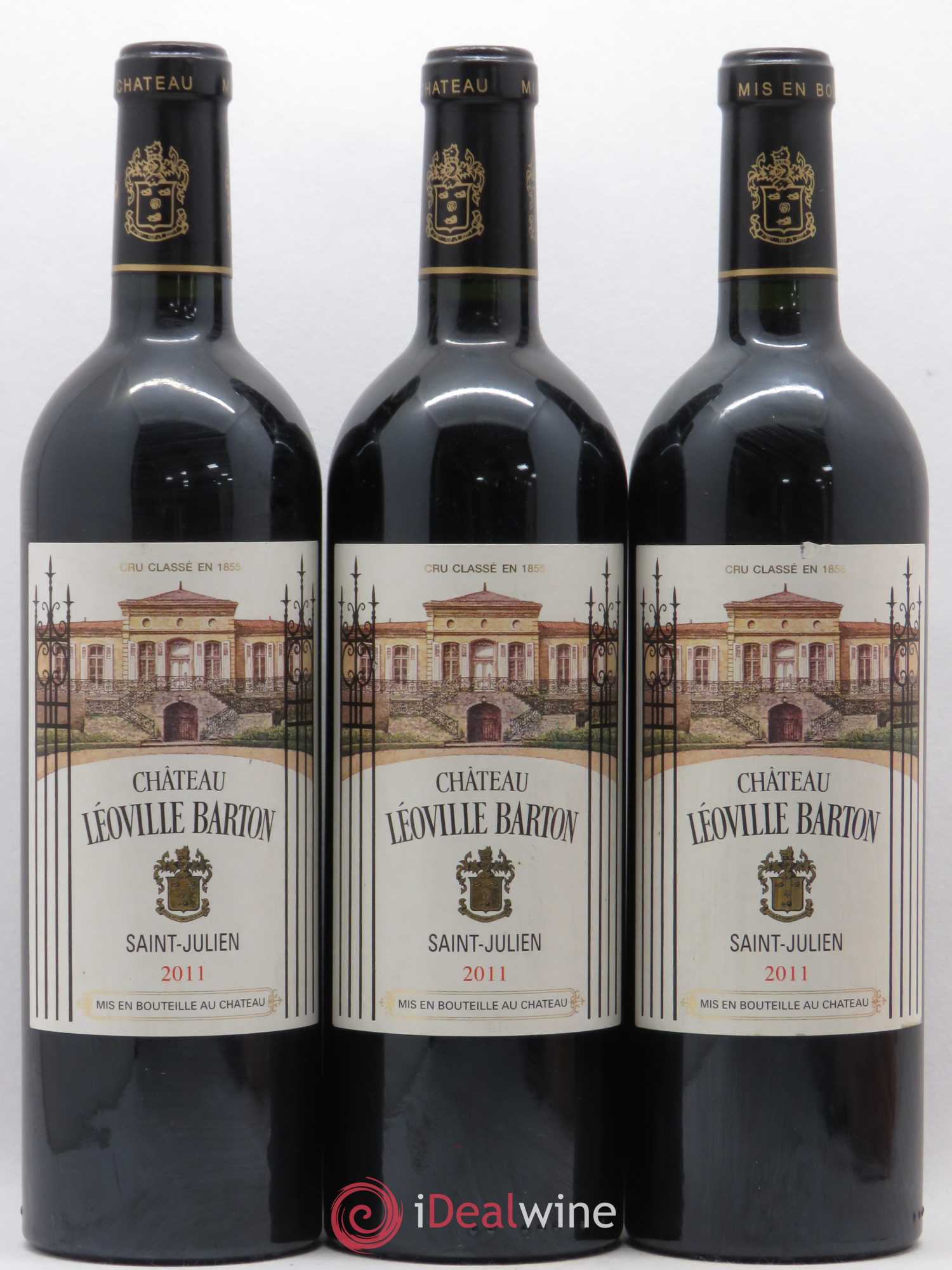 Château Léoville Barton 2ème Grand Cru Classé 2011 - Lot de 3 bouteilles - 0