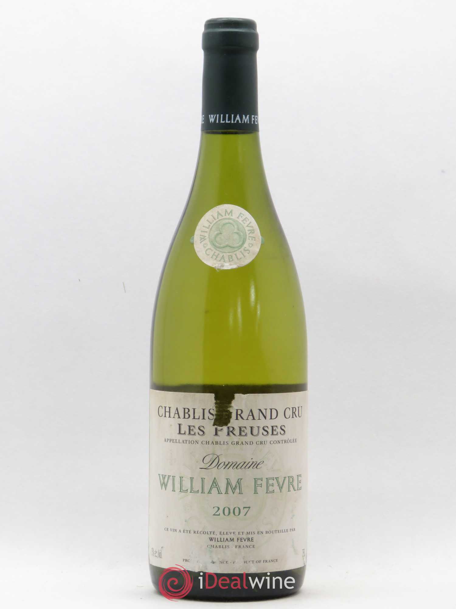 Chablis Grand Cru les Preuses William Fèvre 2007 - Lot de 1 bouteille - 0