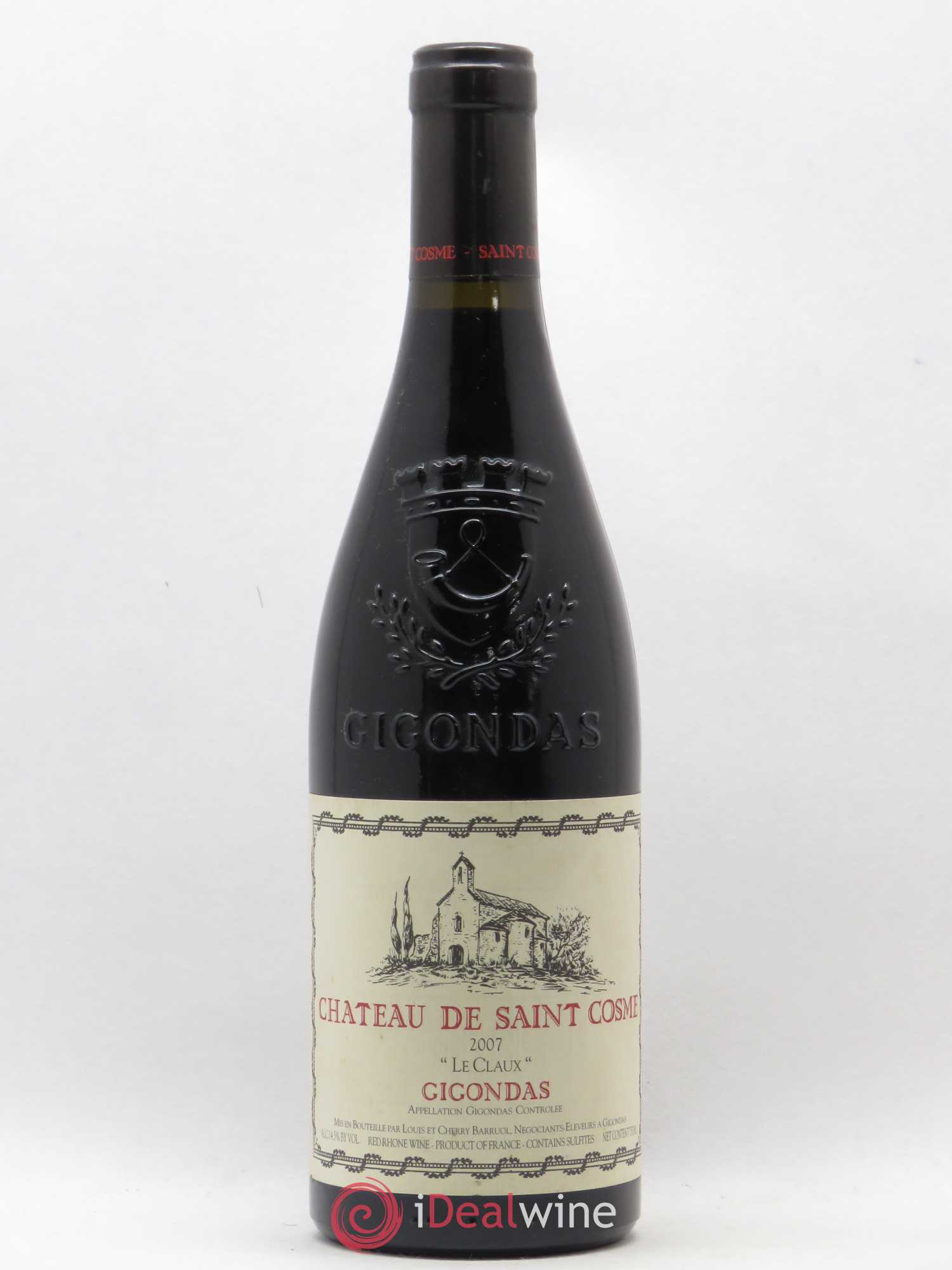 Gigondas Le Claux Saint Cosme 2007 - Lot de 1 bouteille - 0