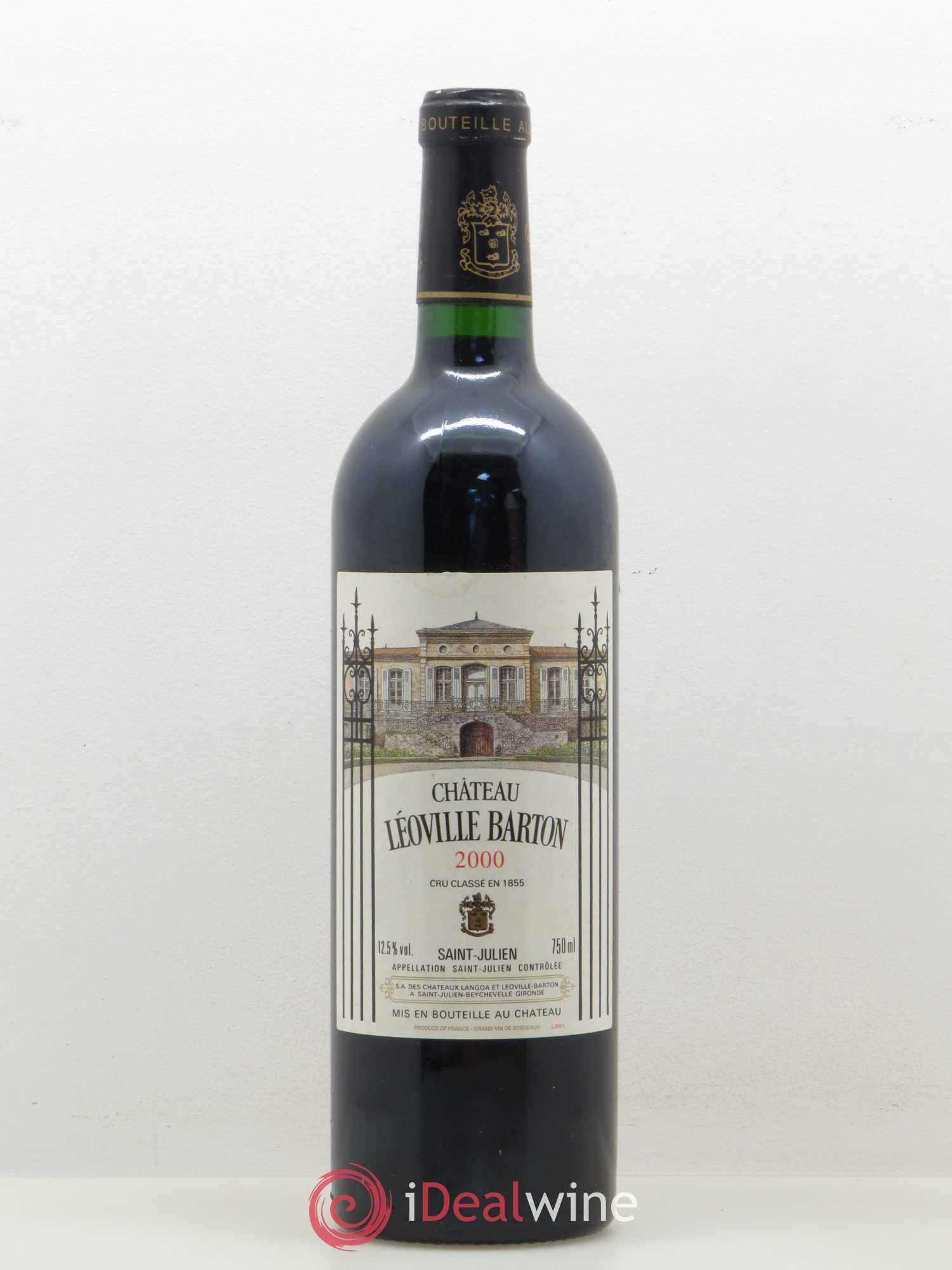 Château Léoville Barton 2ème Grand Cru Classé 2000 - Lot de 1 bouteille - 0