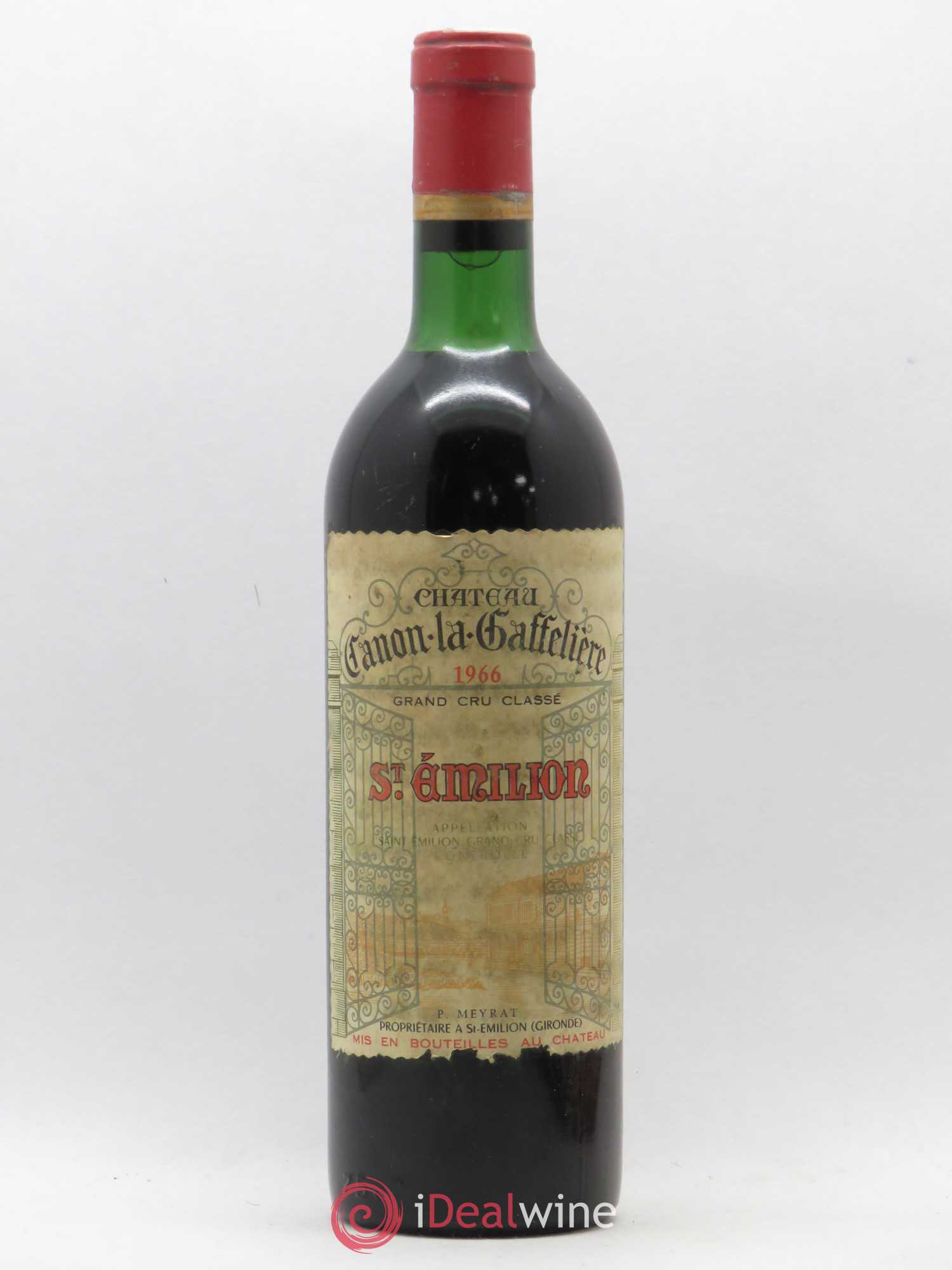 Château Canon la Gaffelière 1er Grand Cru Classé B 1966 - Lot de 1 bouteille - 0