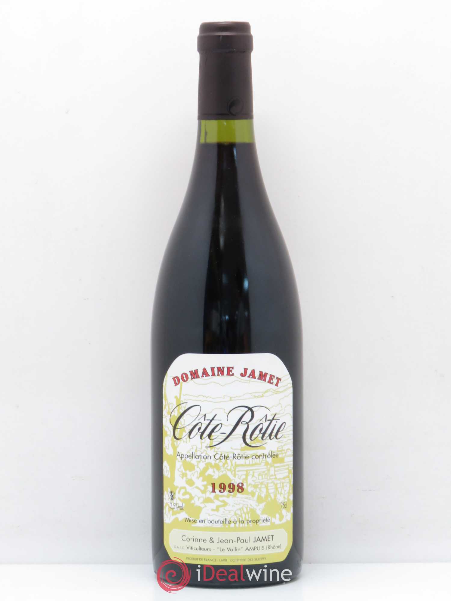 Côte-Rôtie Jamet (Domaine) 1998 - Lot de 1 bouteille - 0