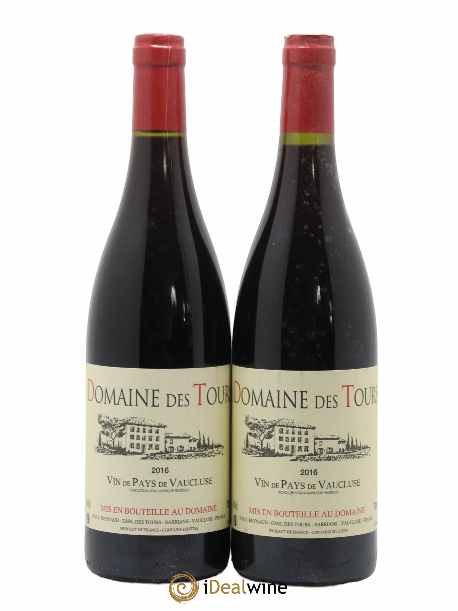 Vaucluse (Vin de Pays de Vaucluse) Domaine des Tours Emmanuel Reynaud 2016 - Lotto di 2 bottiglie - 0