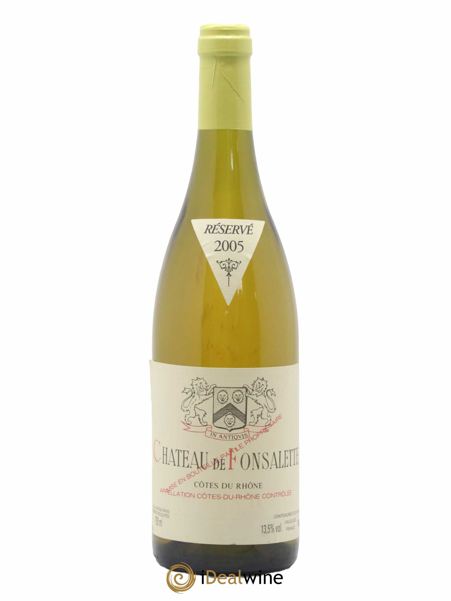 Côtes-du-Rhône Château de Fonsalette Emmanuel Reynaud 2005 - Lot de 1 bouteille - 0