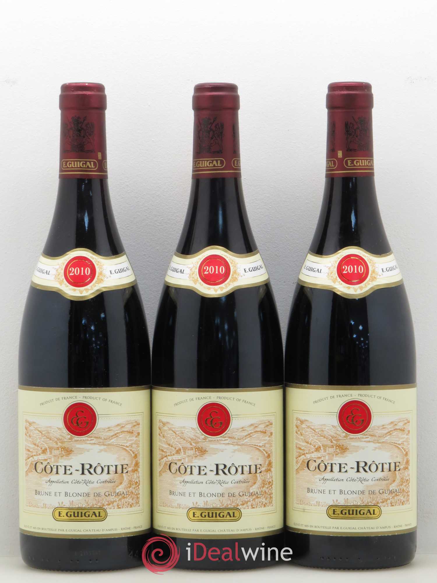 Côte-Rôtie Guigal 2010 - Lot de 3 bouteilles - 0