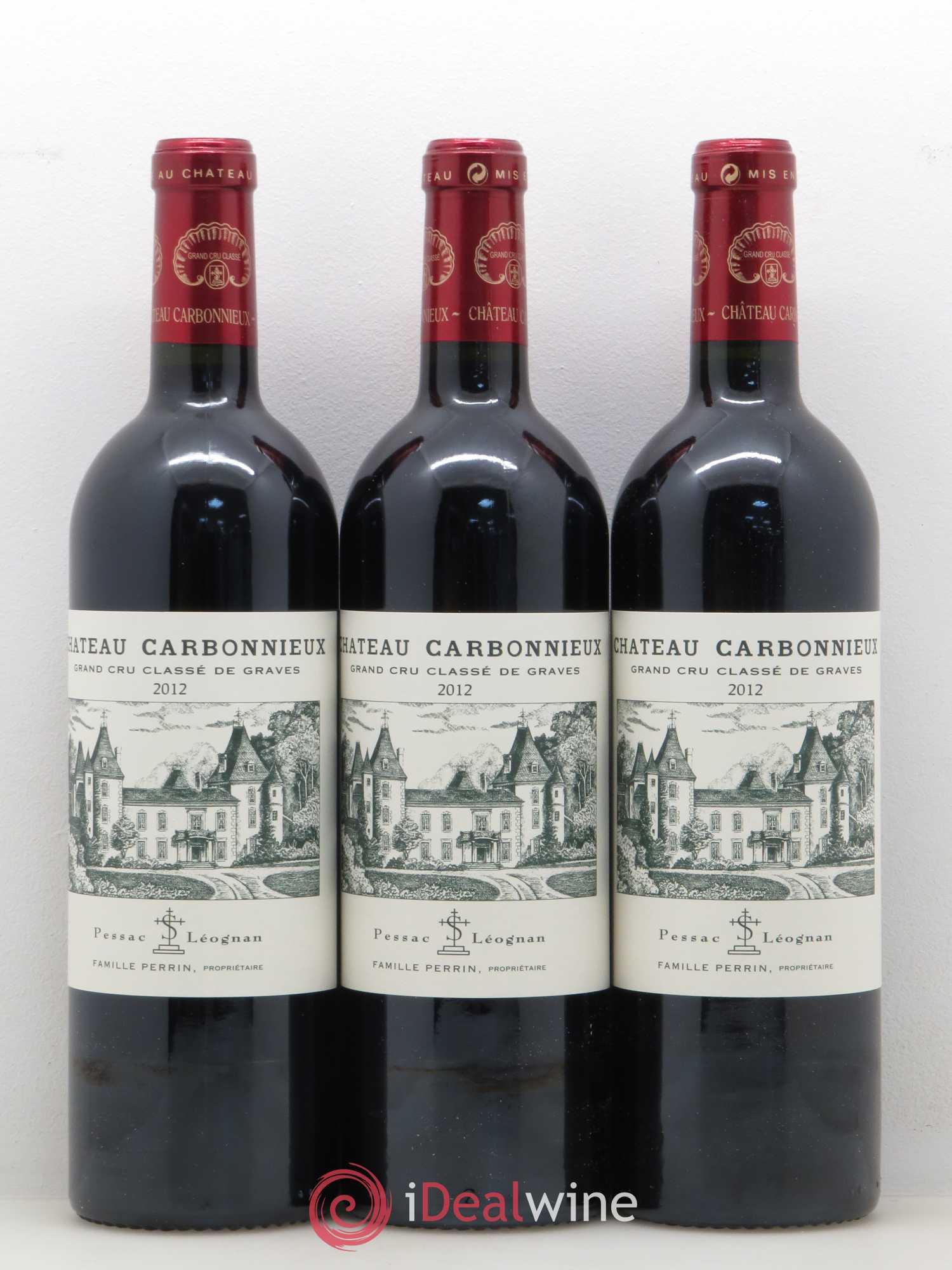 Château Carbonnieux Cru Classé de Graves 2012 - Lot de 6 bouteilles - 1