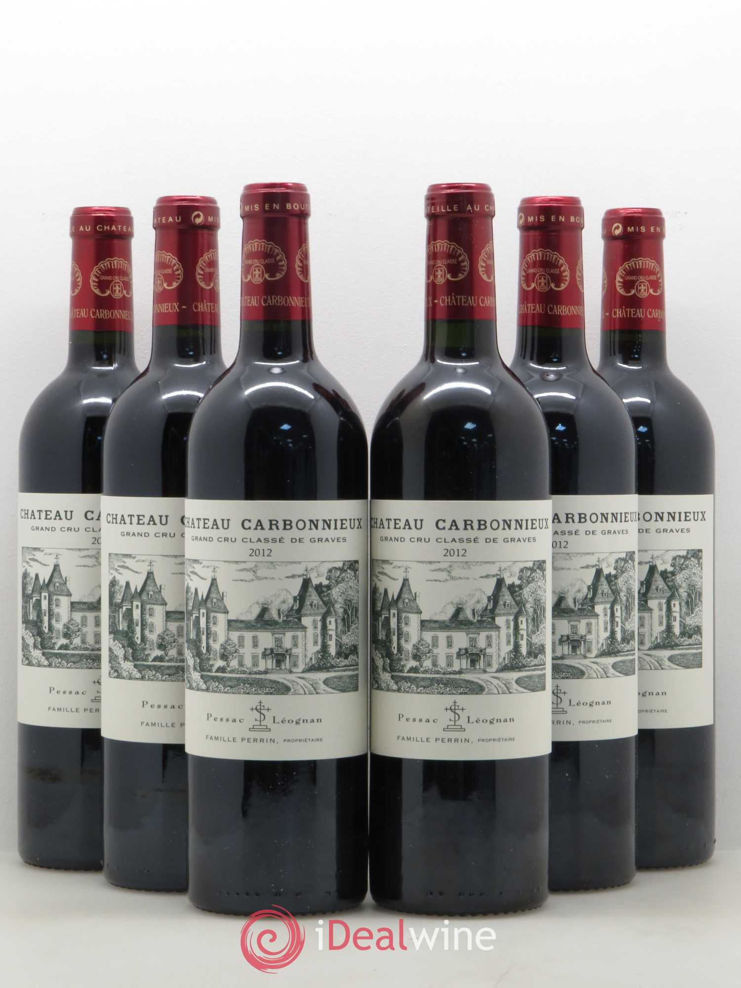 Château Carbonnieux Cru Classé de Graves 2012 - Lot de 6 bouteilles - 0