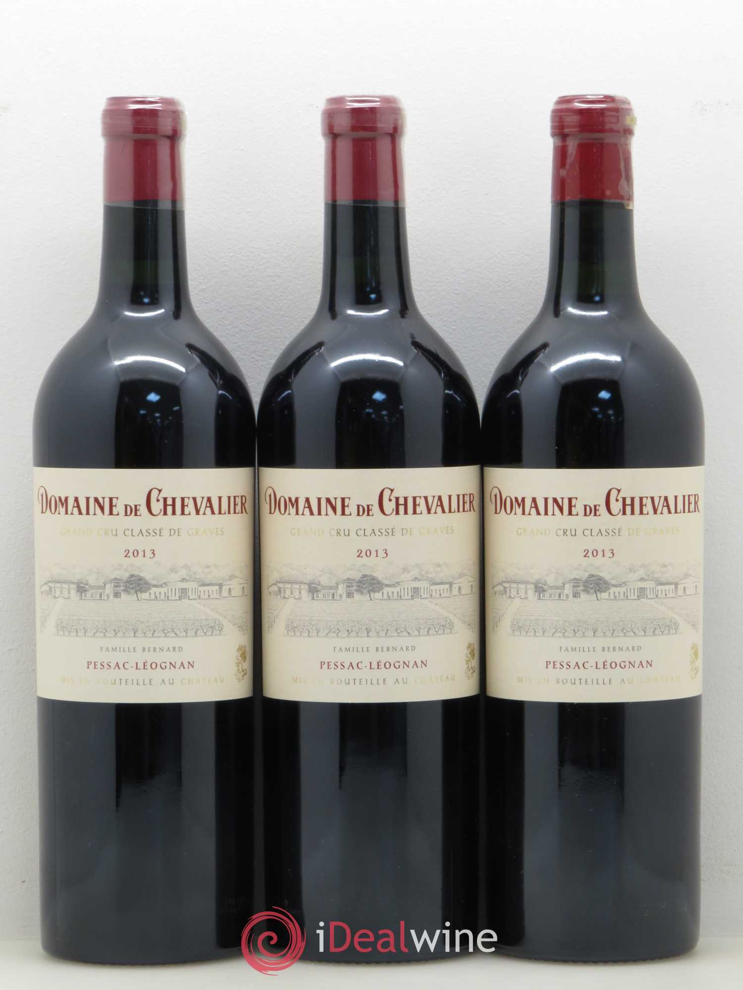Domaine de Chevalier Cru Classé de Graves 2013 - Lot de 3 bouteilles - 0