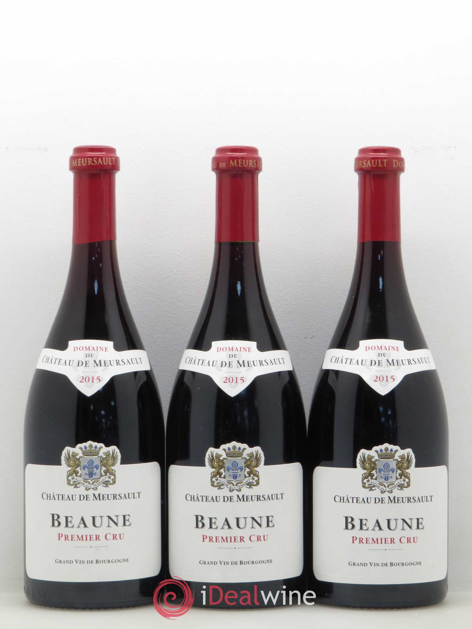 Beaune 1er Cru Château de Meursault 2015 - Lot of 3 bottles - 0