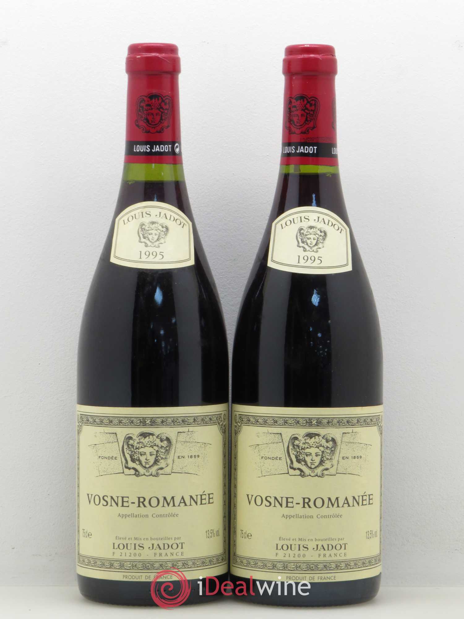 Vosne-Romanée Louis Jadot 1995 - Lot de 2 bouteilles - 0
