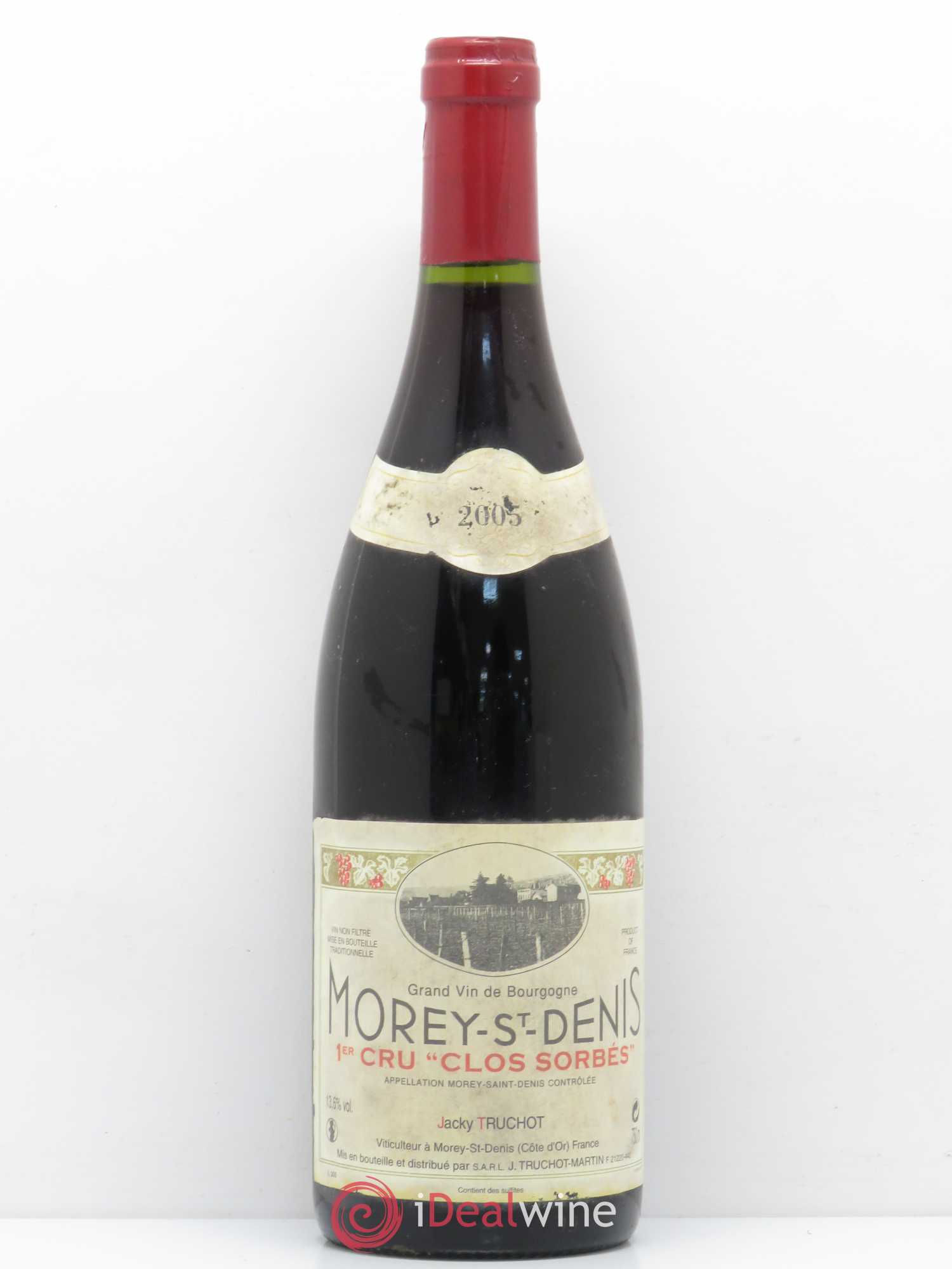 Morey-Saint-Denis 1er Cru Clos Sorbés Jacky Truchot 2005 - Lot de 1 bouteille - 0