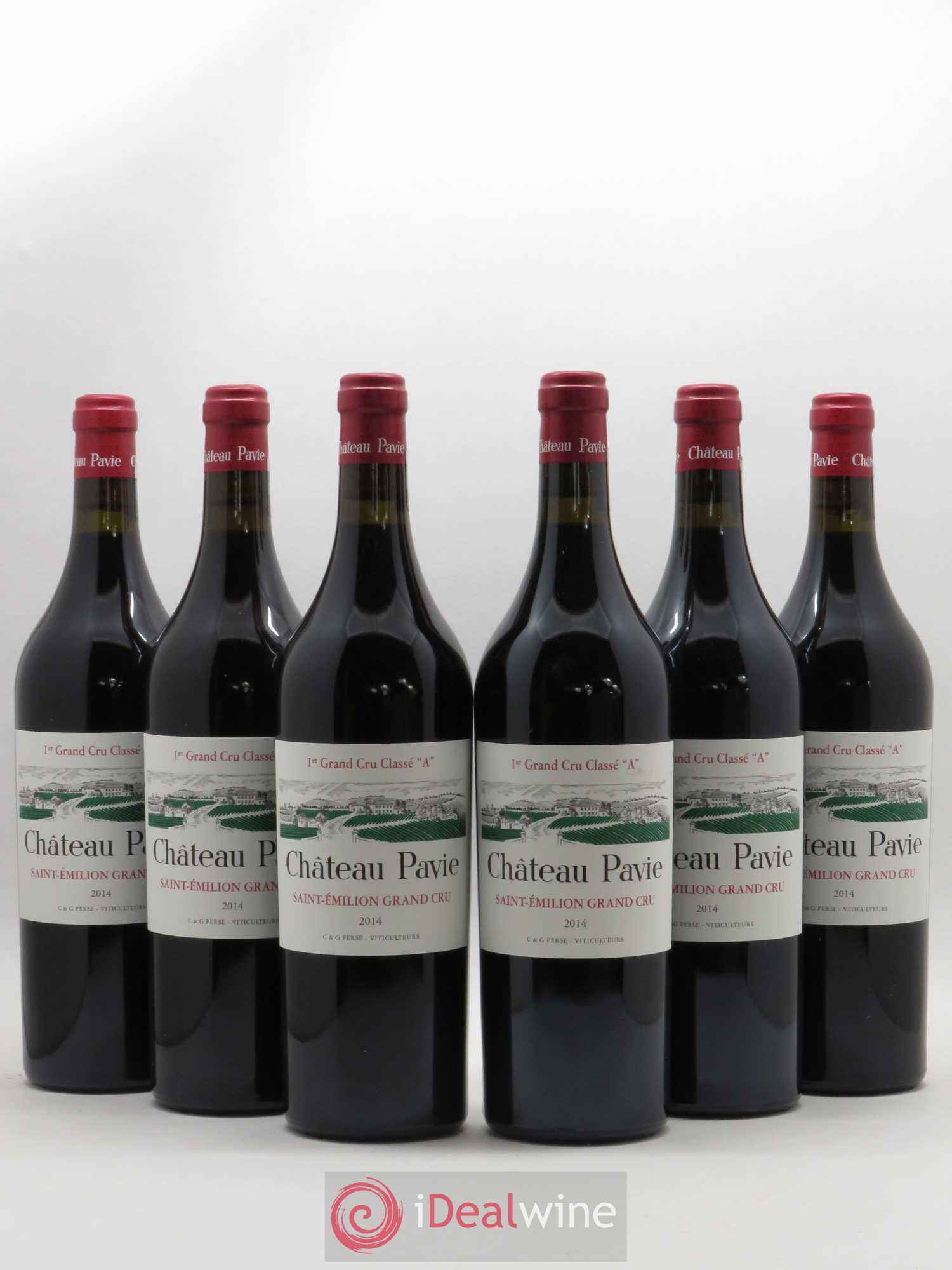 Château Pavie 1er Grand Cru Classé A 2014 - Lot de 6 bouteilles - 0