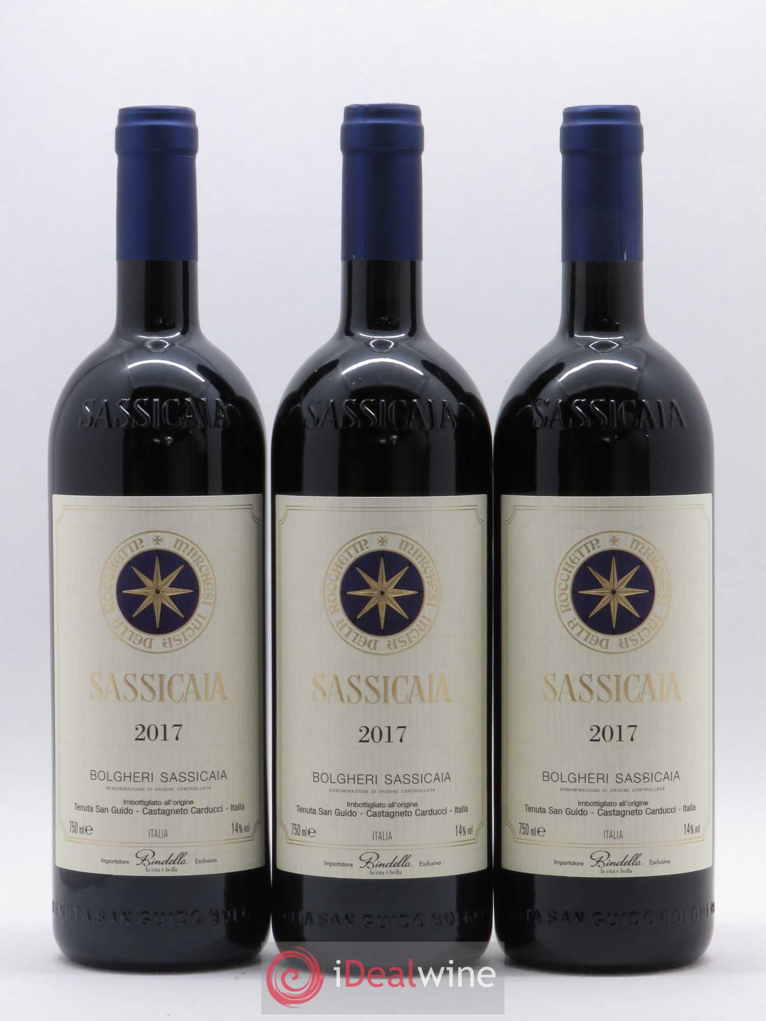 Bolgheri DOC Sassicaia Tenuta San Guido 2017 - Lot de 6 bouteilles - 1