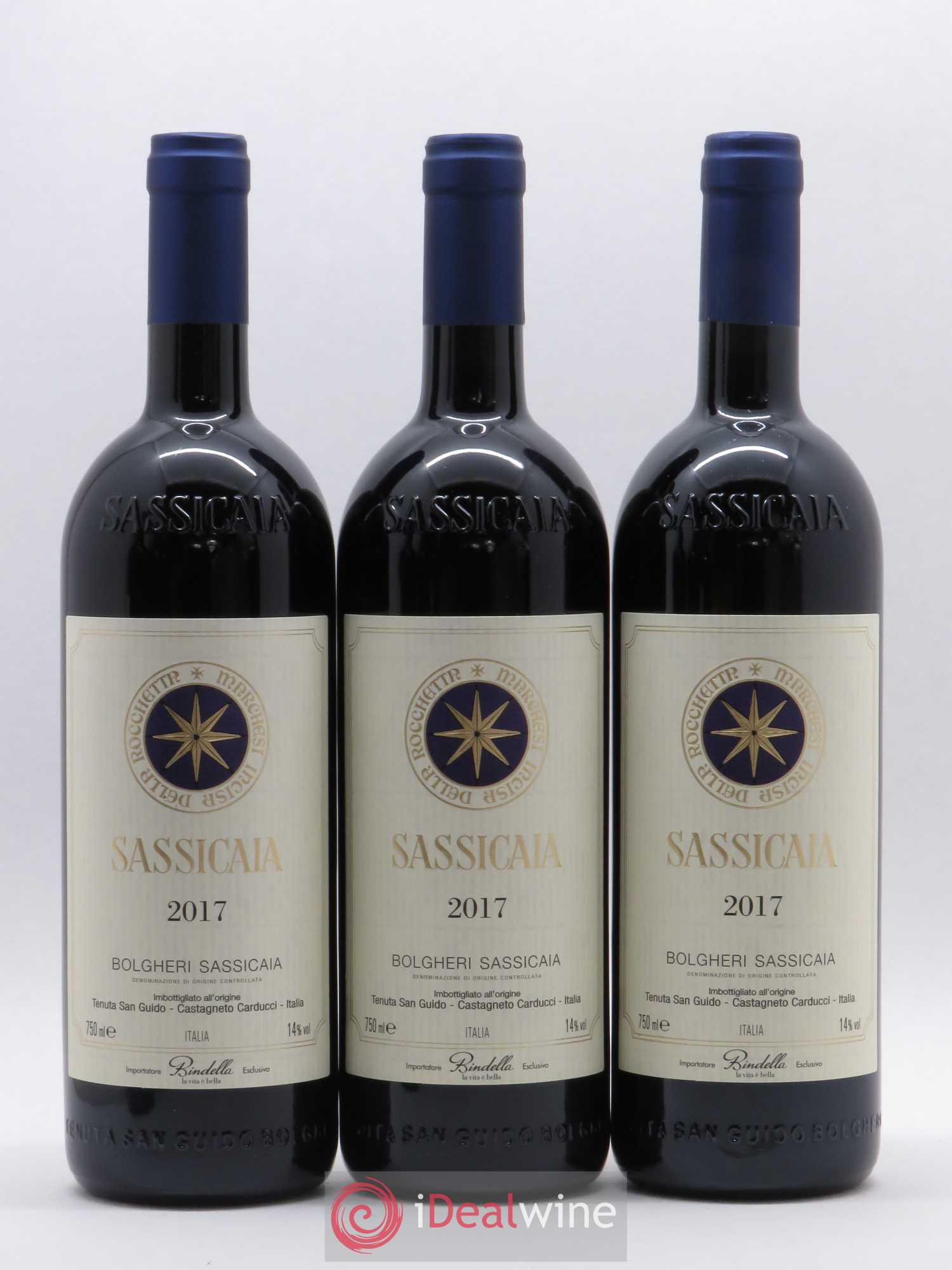 Bolgheri DOC Sassicaia Tenuta San Guido 2017 - Lot de 6 bouteilles - 3
