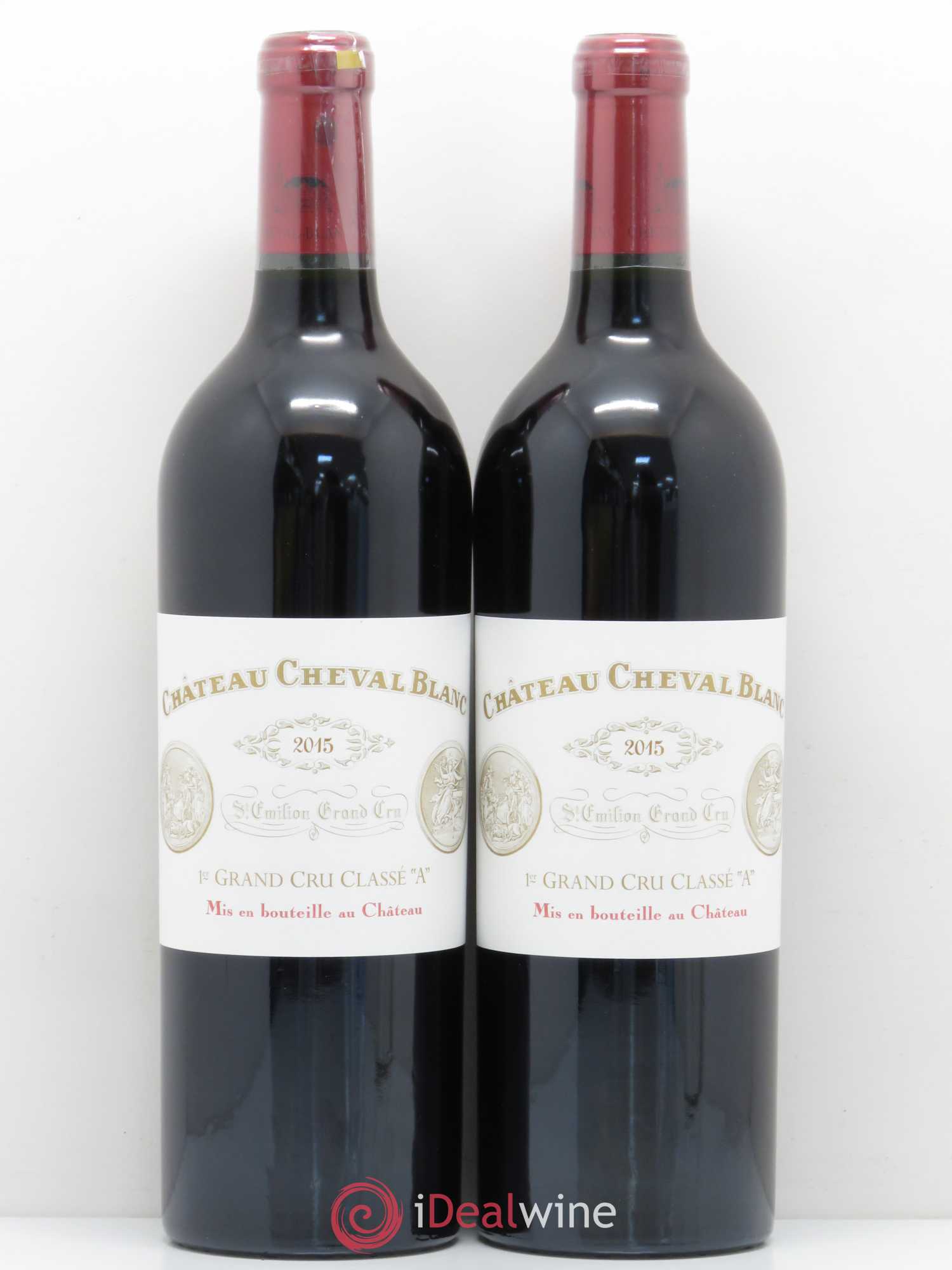 Château Cheval Blanc 1er Grand Cru Classé A 2015 - Lot de 2 bouteilles - 0