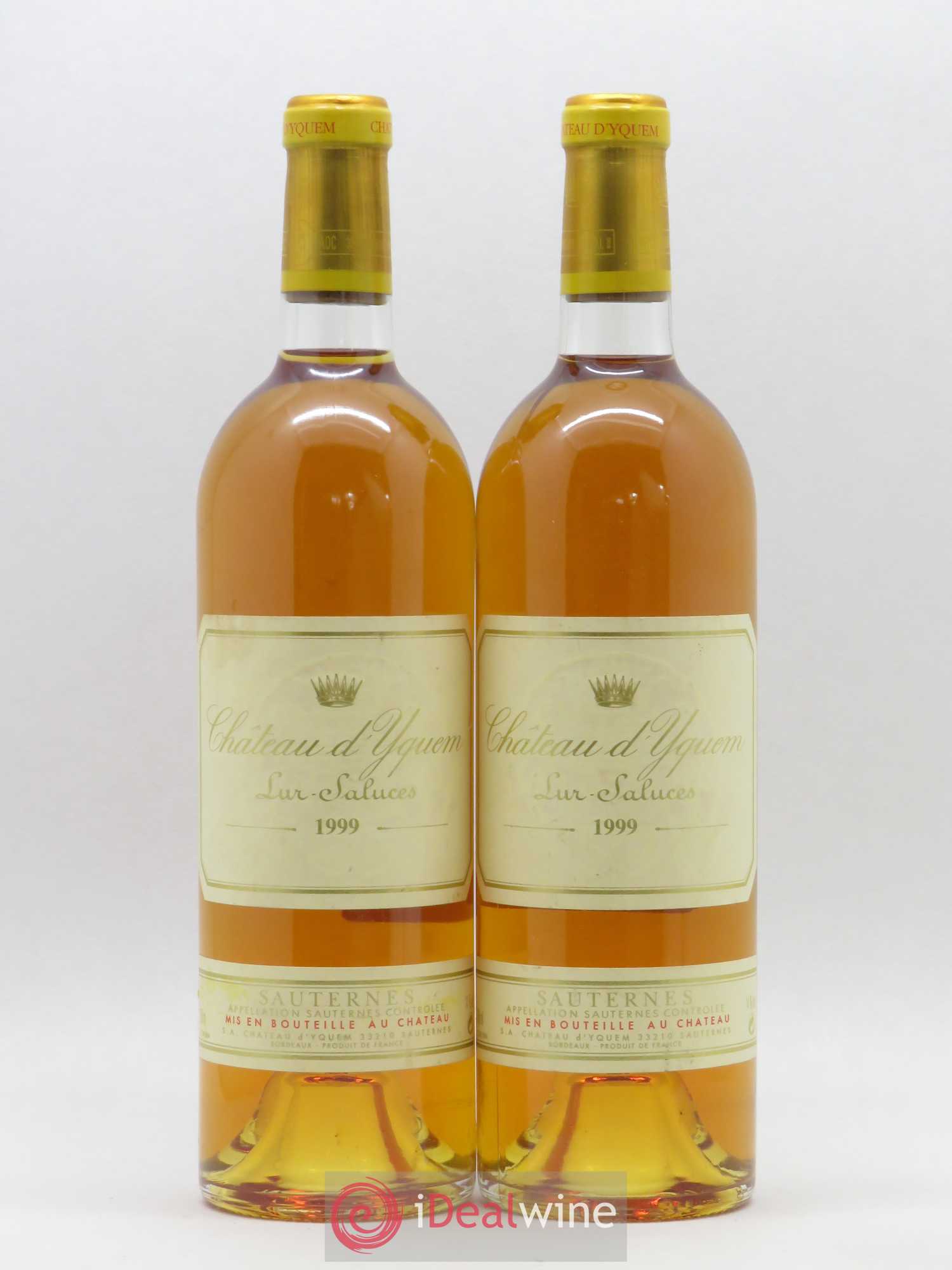 Château d' Yquem 1er Cru Classé Supérieur 1999 - Lotto di 2 bottiglie - 0