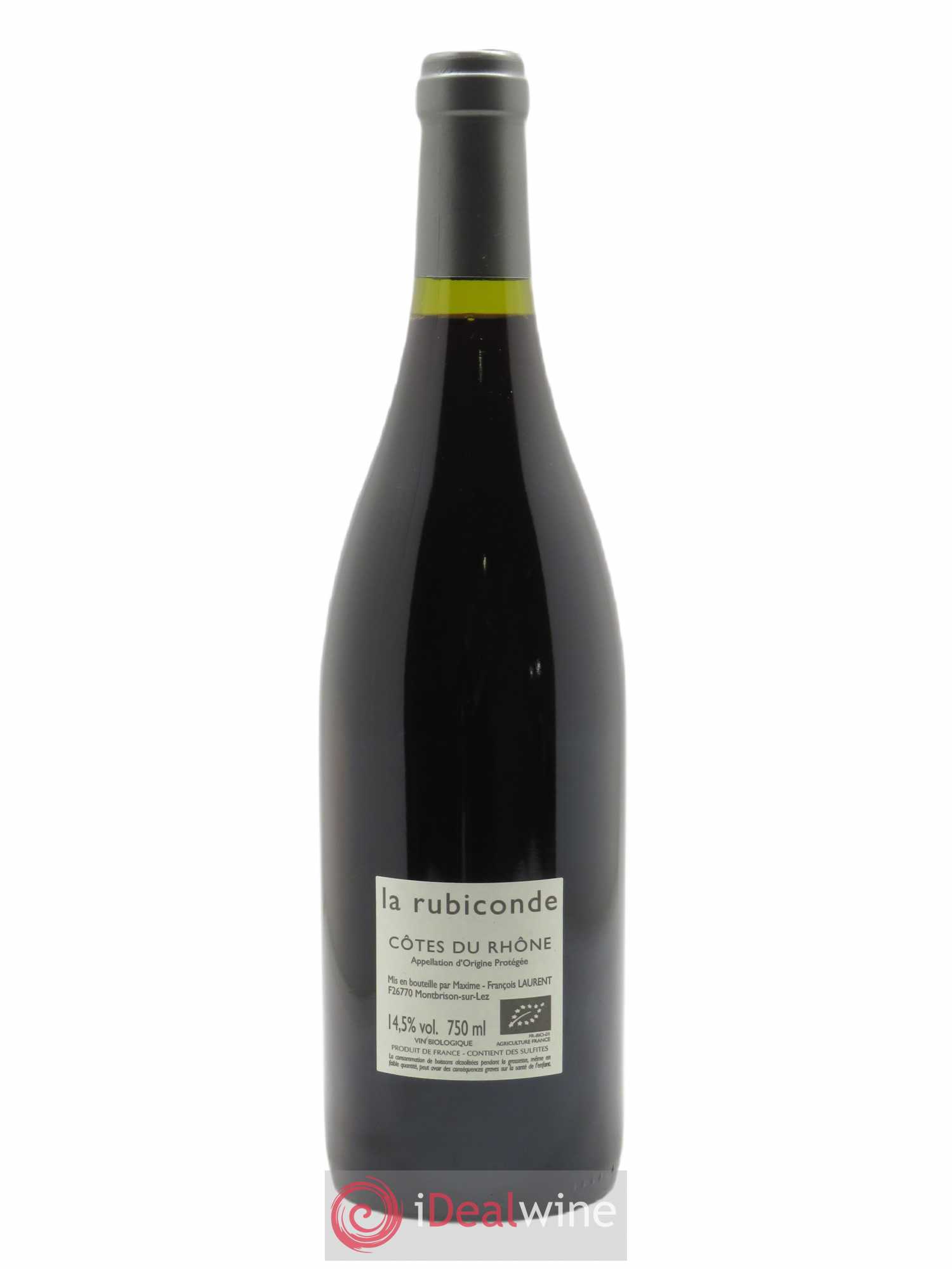 Côtes-du-Rhône Rubiconde Maxime-François Laurent (Gramenon) 2020 - Lot of 1 bottle - 1