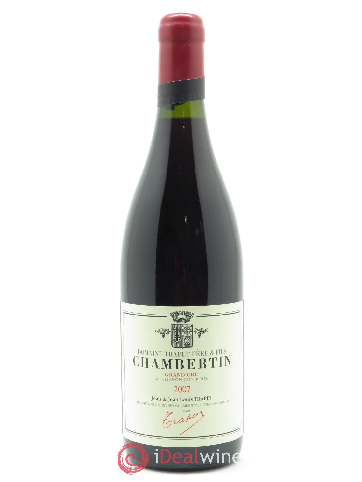 Chambertin Grand Cru Domaine Trapet 2007 - Lot de 1 bouteille - 0