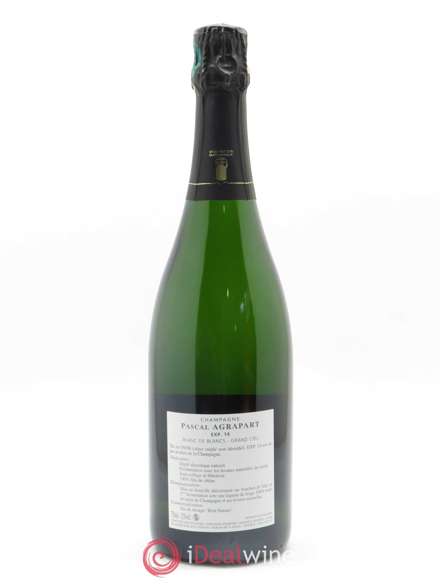 Expérience 14 Brut Nature Pascal Agrapart - Lot de 1 bouteille - 1