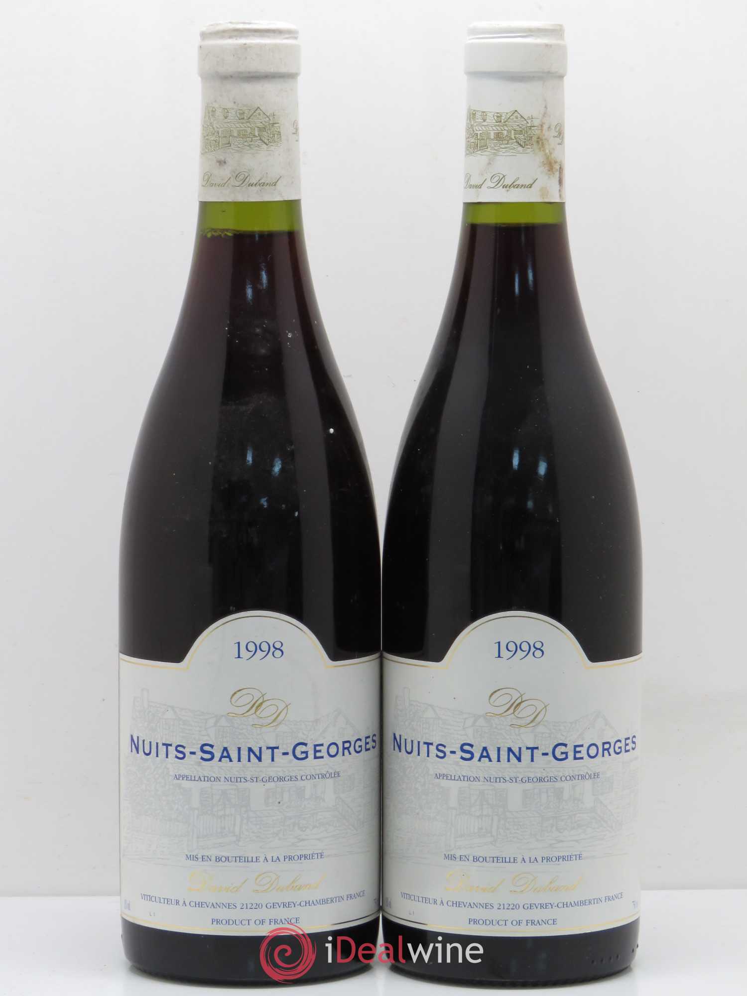 Nuits-Saint-Georges Duband (sans prix de réserve) 1998 - Posten von 2 Flaschen - 0