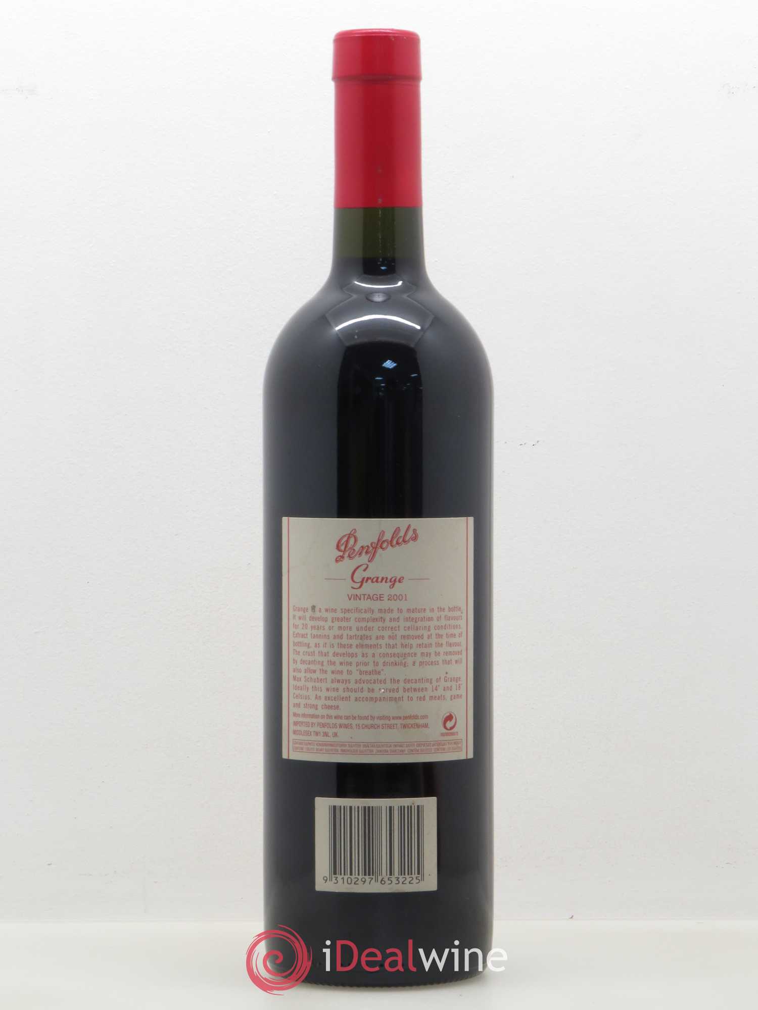 Divers South Australia Penfolds Wines Penfold's Grange Shiraz 2001 - Posten von 1 Flasche - 1