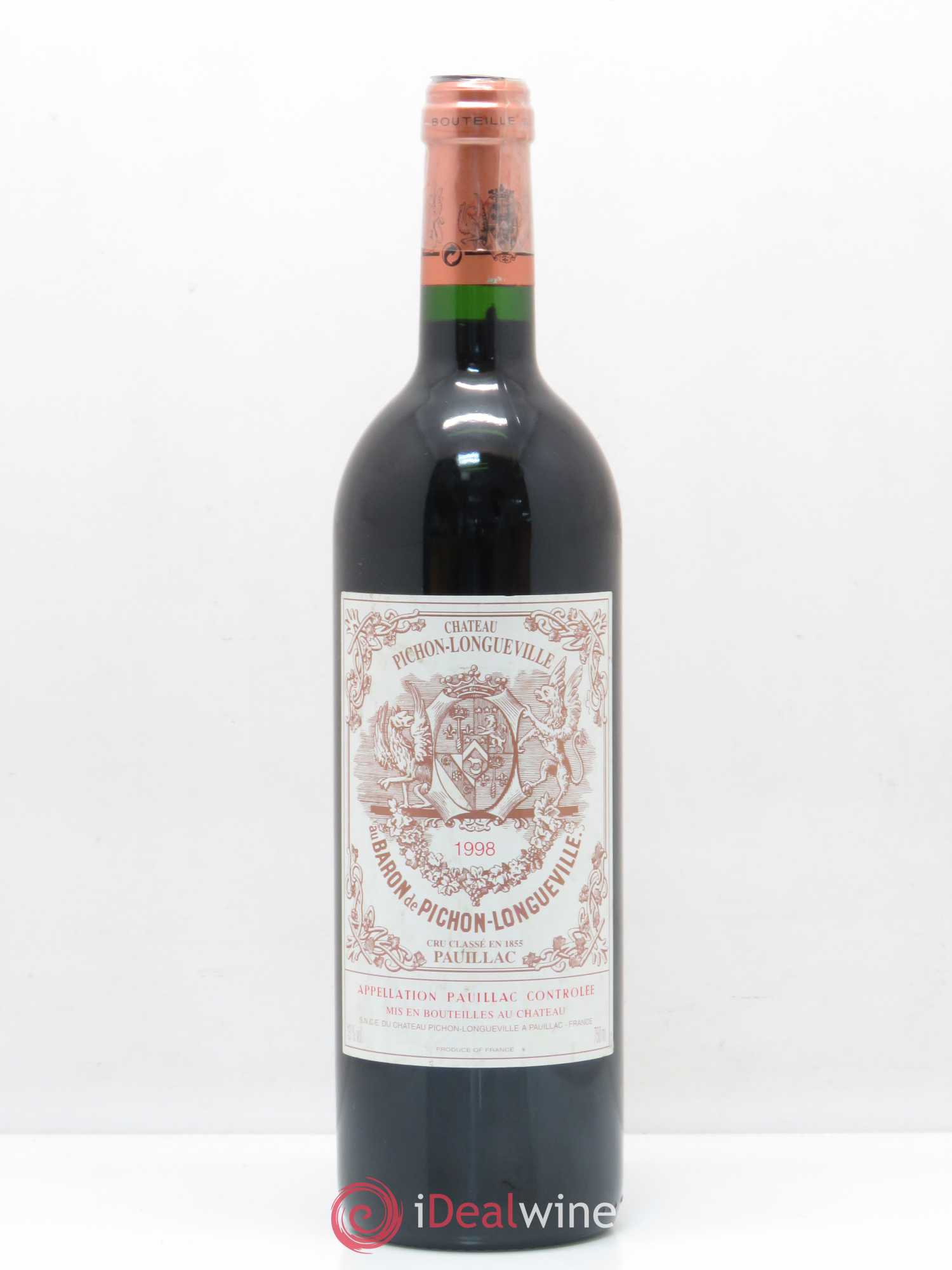 Pichon Longueville Baron 2ème Grand Cru Classé 1998 - Lot de 1 bouteille - 0