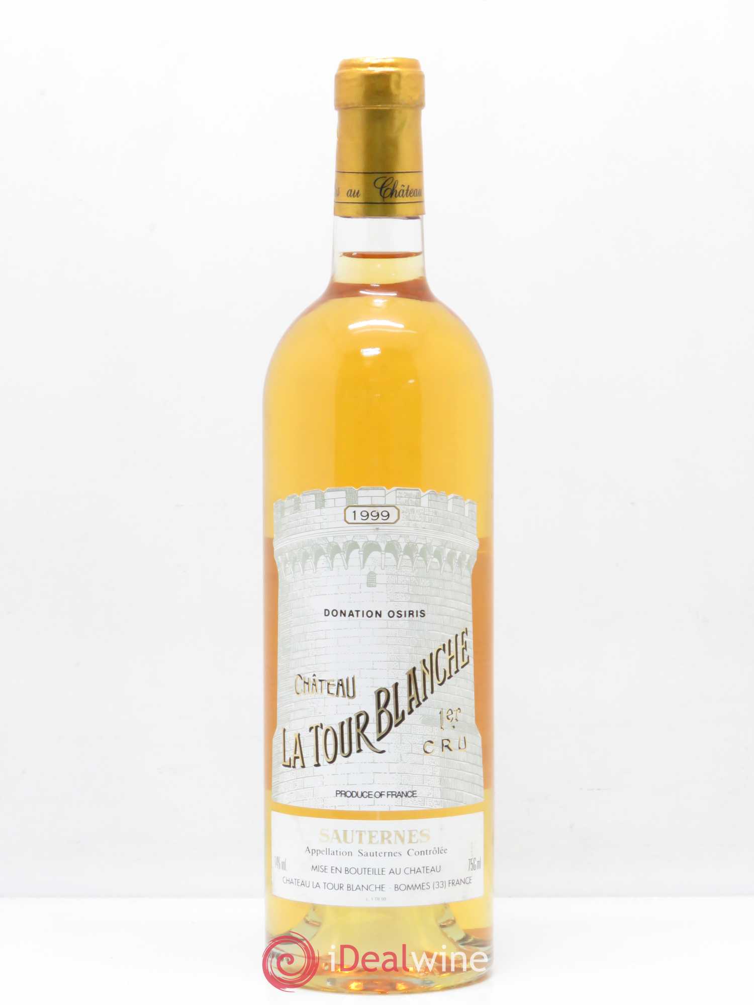 Château la Tour Blanche 1er Grand Cru Classé 1999 - Lotto di 1 bottiglia - 0