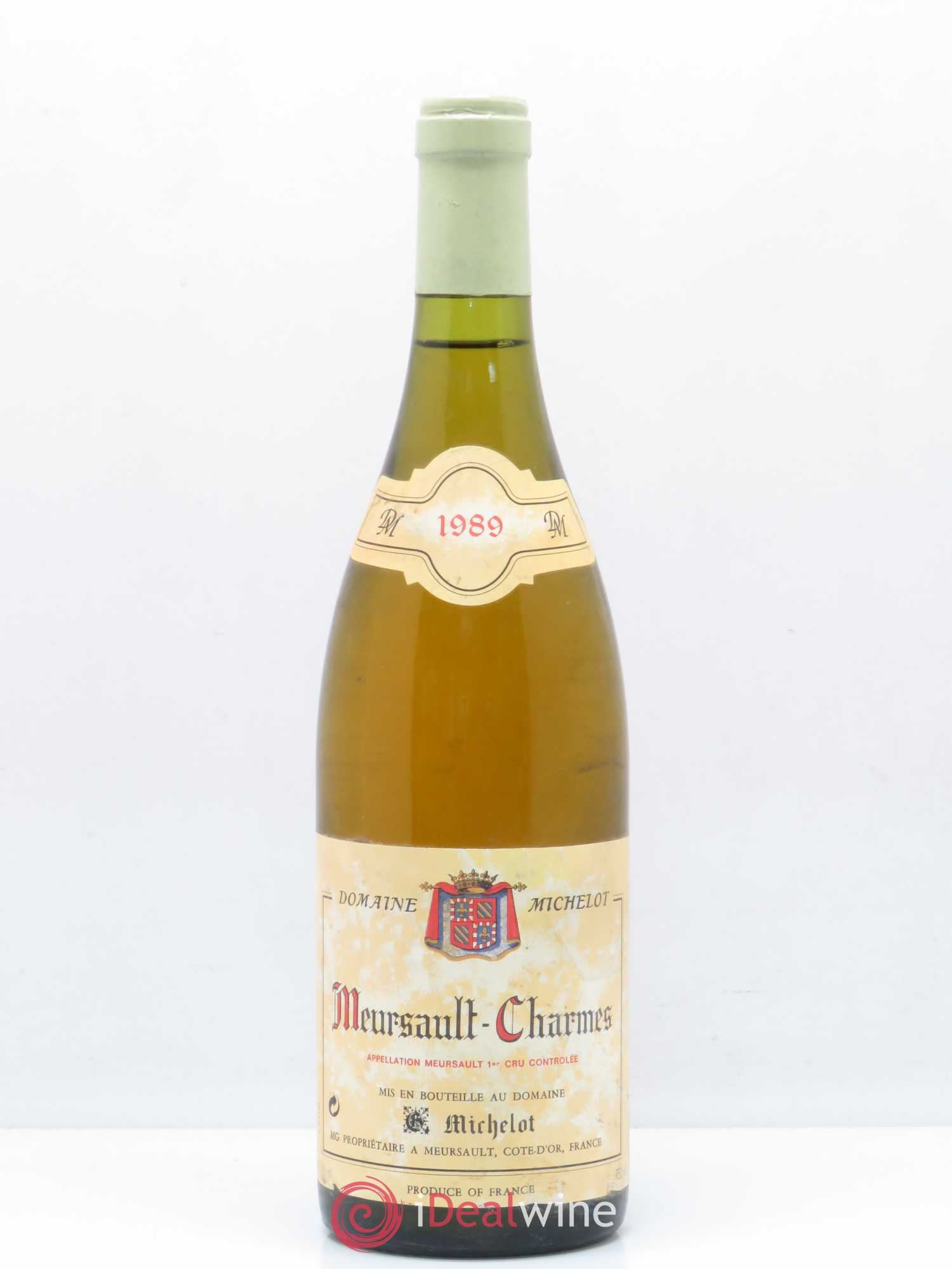Meursault 1er Cru Charmes Domaine Michelot 1989 - Lot de 1 bouteille - 0