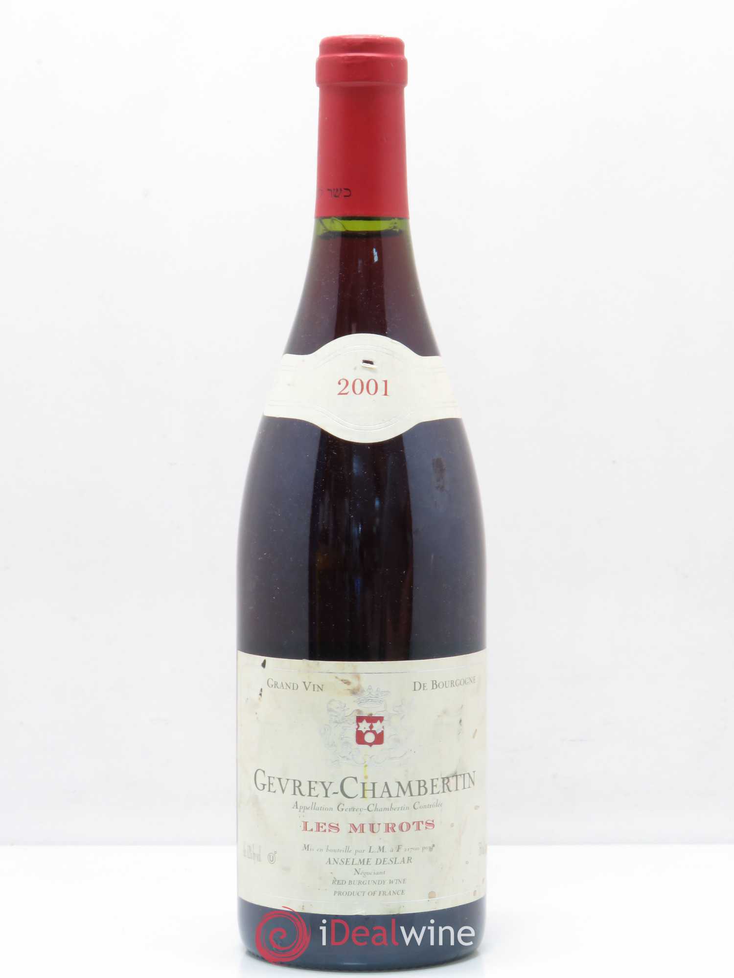 Gevrey-Chambertin Les Murots A. Deslar 2001 - Posten von 1 Flasche - 0