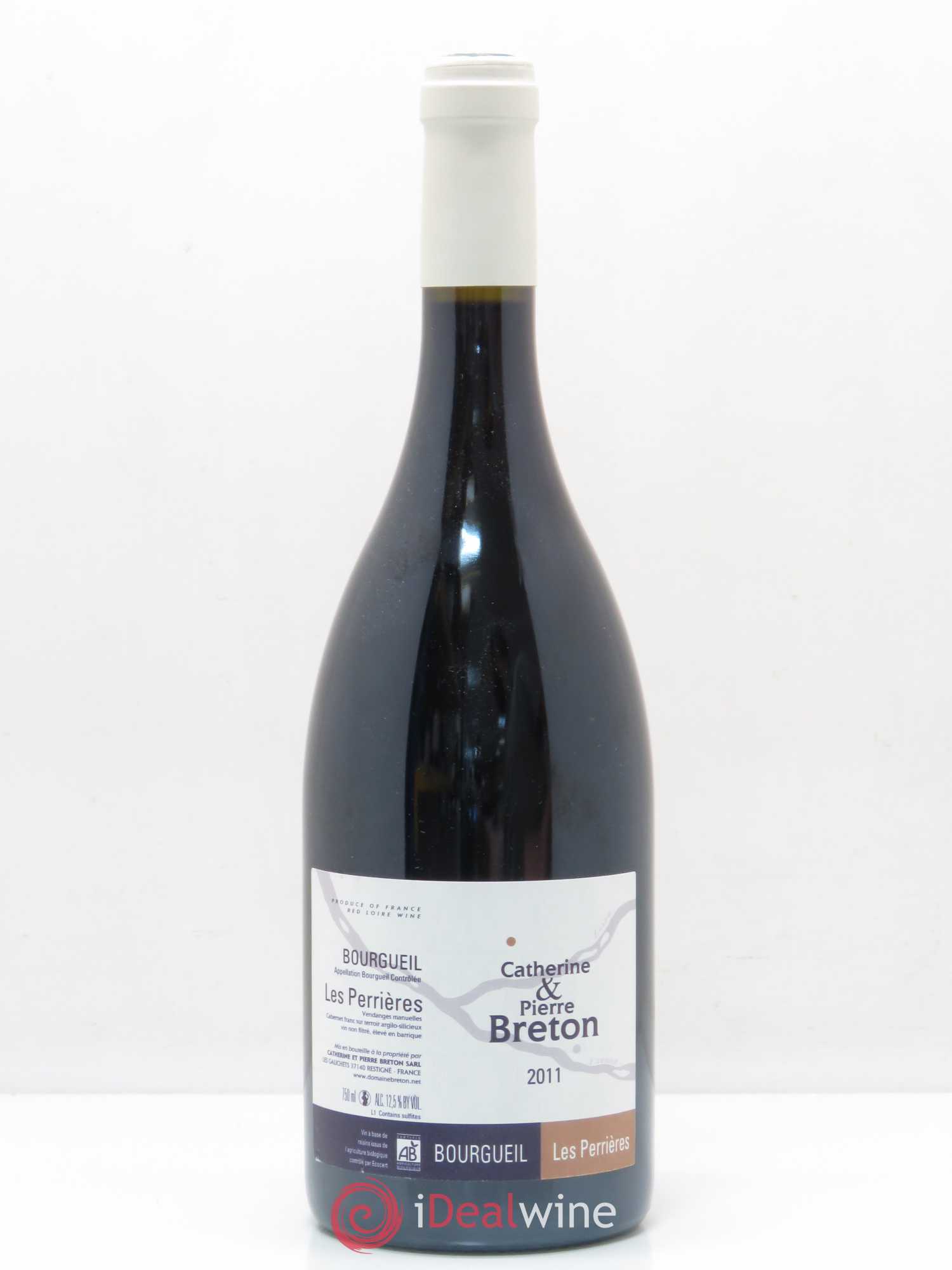 Bourgueil Les Perrières Catherine et Pierre Breton 2011 - Lot de 1 bouteille - 0