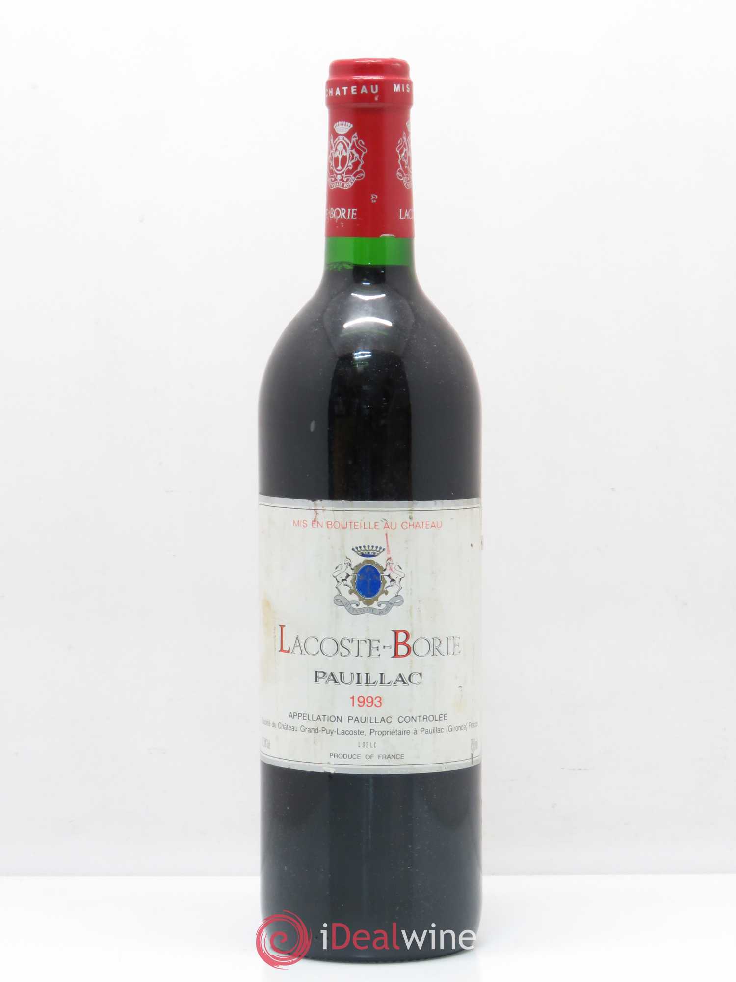 Lacoste Borie 1993 - Lot de 1 bouteille - 0