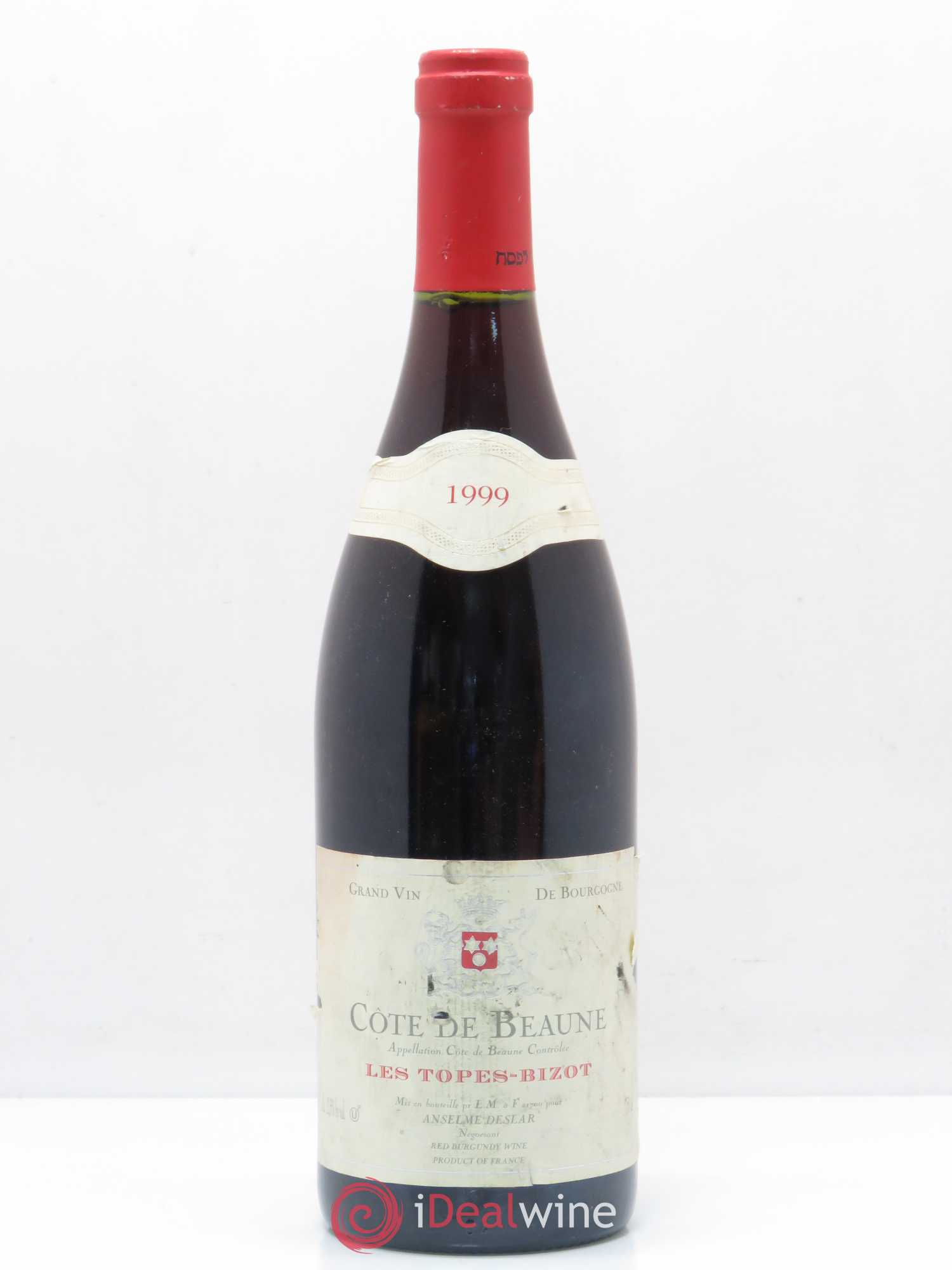 Côte de Beaune-Villages Les Topes Bizot A. Deslar 1999 - Posten von 1 Flasche - 0
