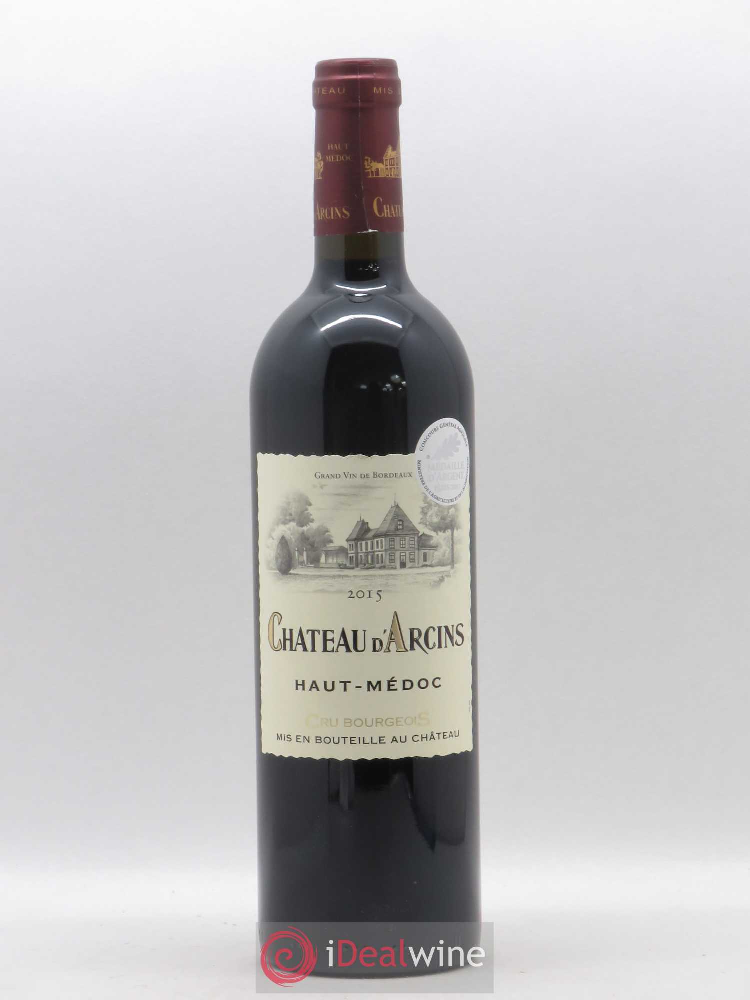 Château d' Arcins Cru Bourgeois 2015 - Lot de 1 bouteille - 0
