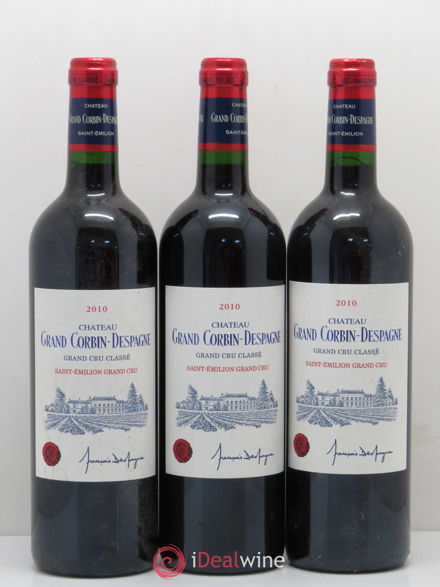 Château Grand Corbin Despagne Grand Cru Classé 2010 - Lot de 6 bouteilles - 2