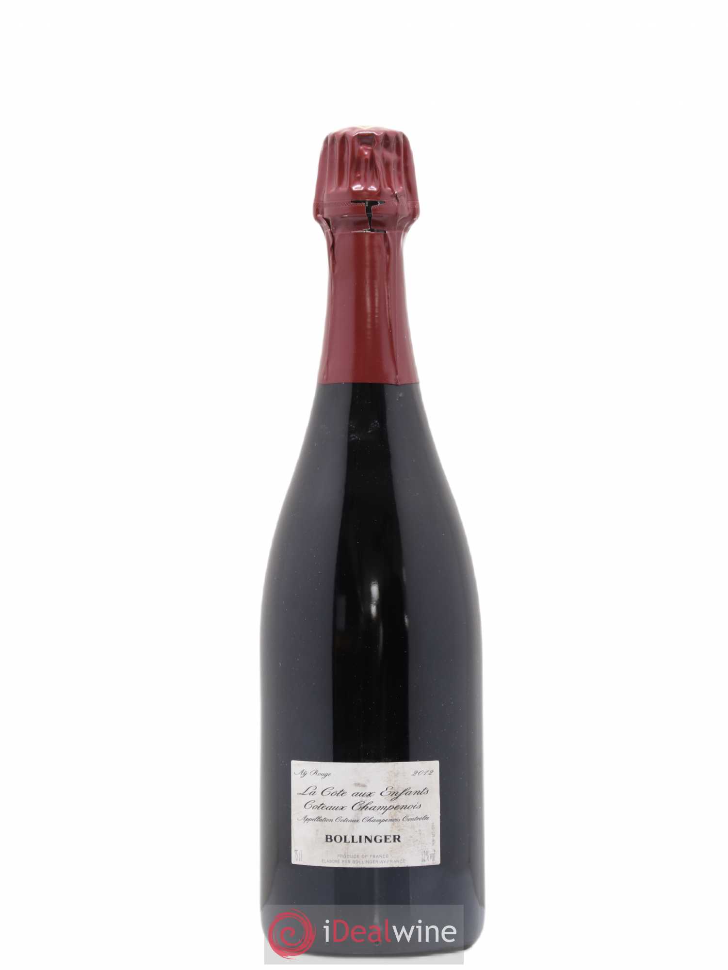 La Côte Aux Enfants Bollinger 2012 - Lot de 1 bouteille - 0