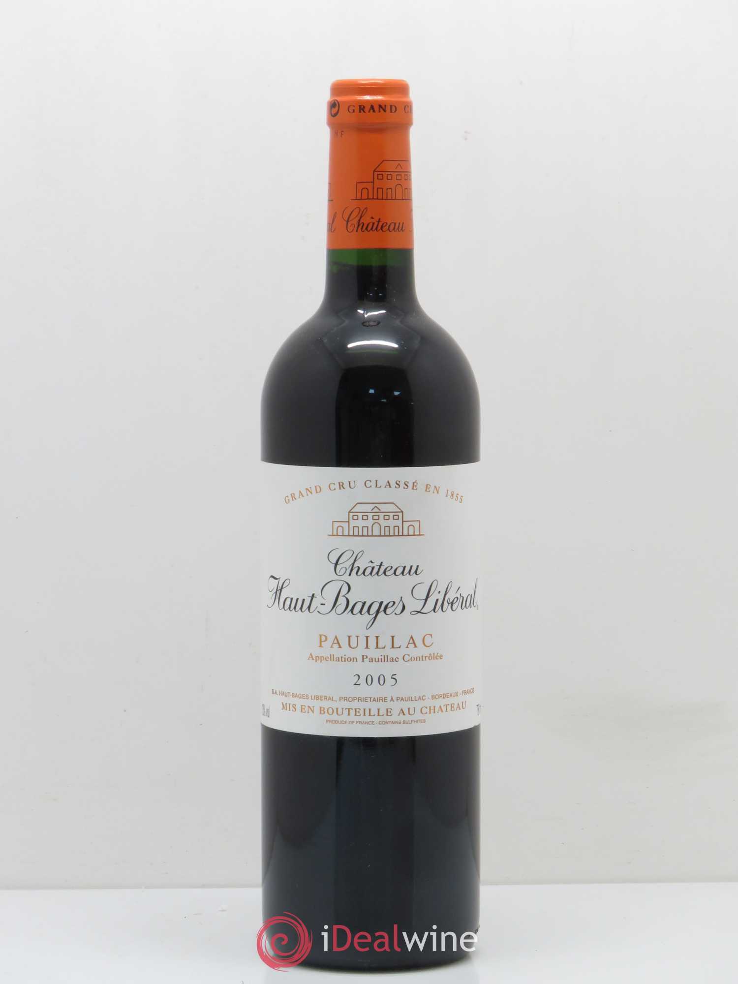 Château Haut Bages Libéral 5ème Grand Cru Classé 2005 - Lot de 1 bouteille - 0