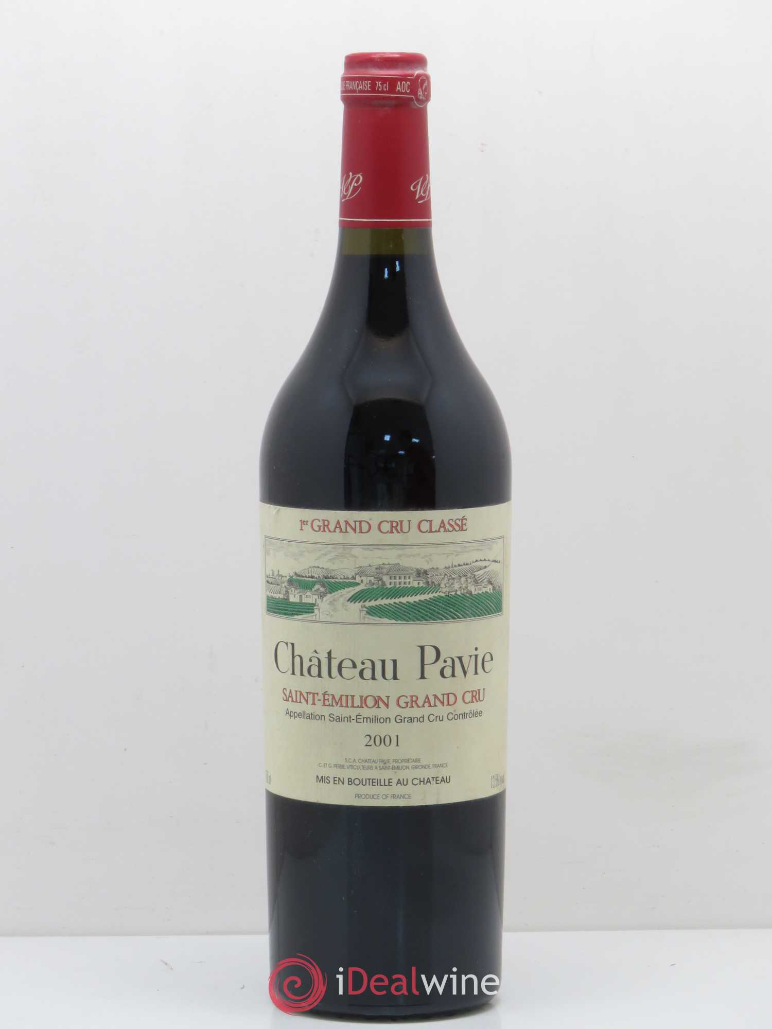 Château Pavie 1er Grand Cru Classé A 2001 - Lot de 1 bouteille - 0