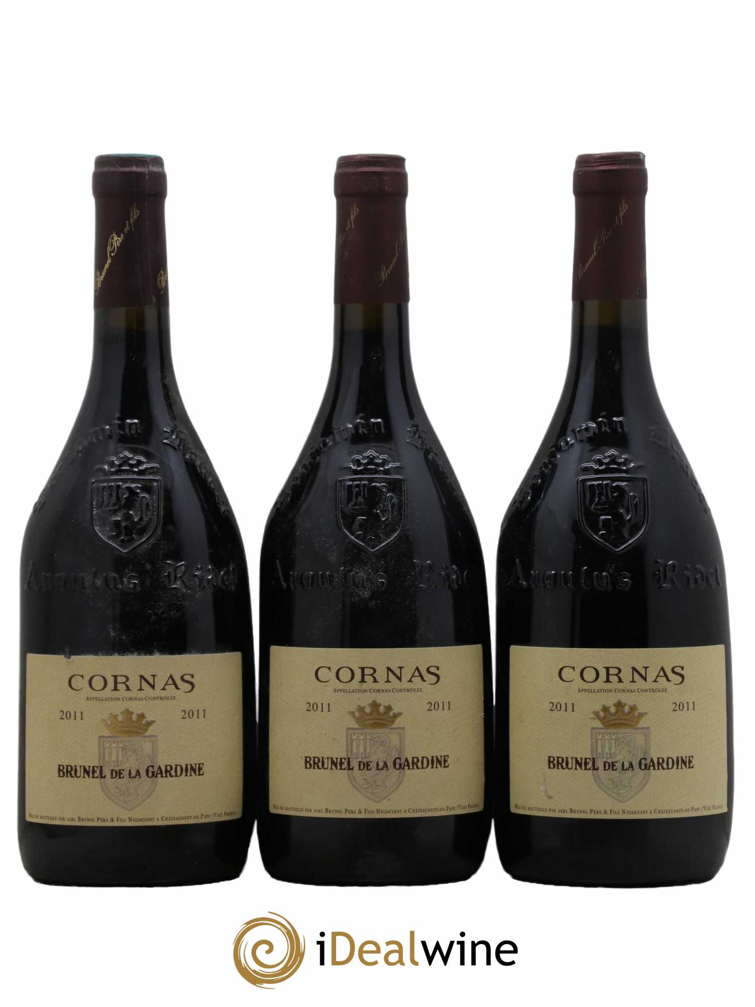 Cornas Château de la Gardine 2011 - Lot de 3 bouteilles - 0
