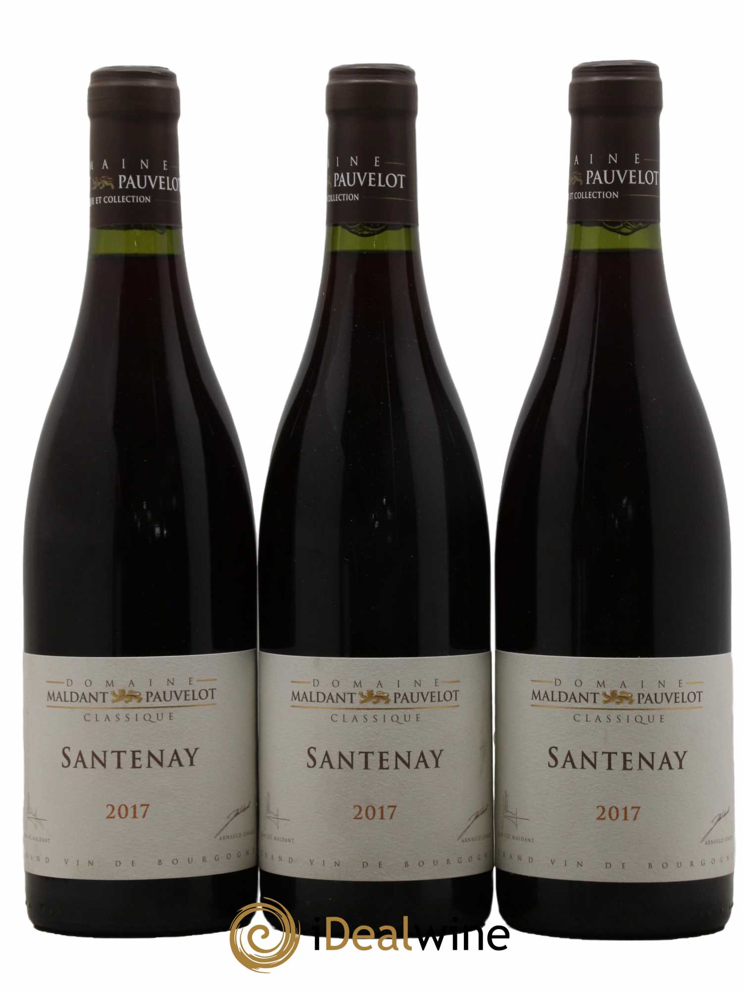 Santenay Domaine Maldant-Pauvelot 2017 - Lot de 3 bouteilles - 0